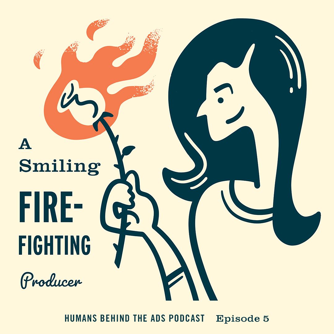 A Smiling, Fire-fighting Producer