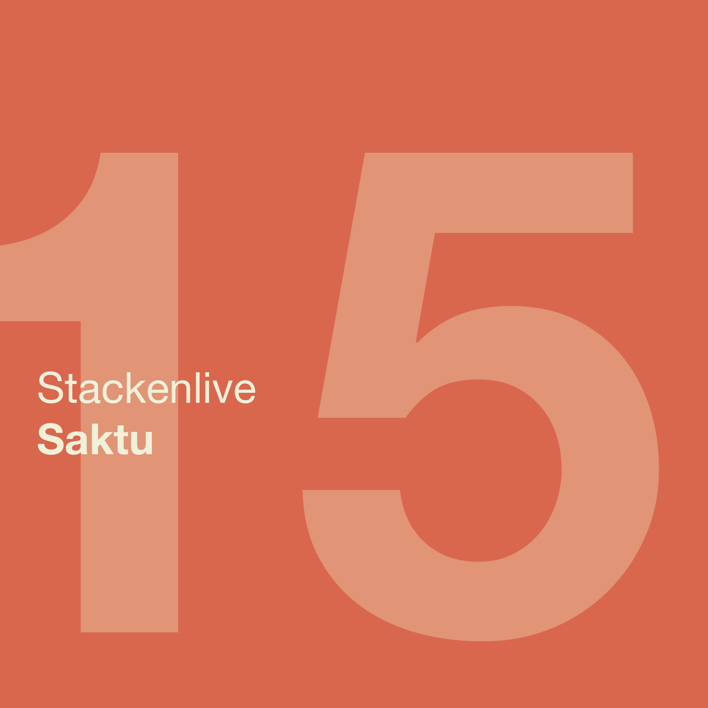 Stackenlive 15: Saktu