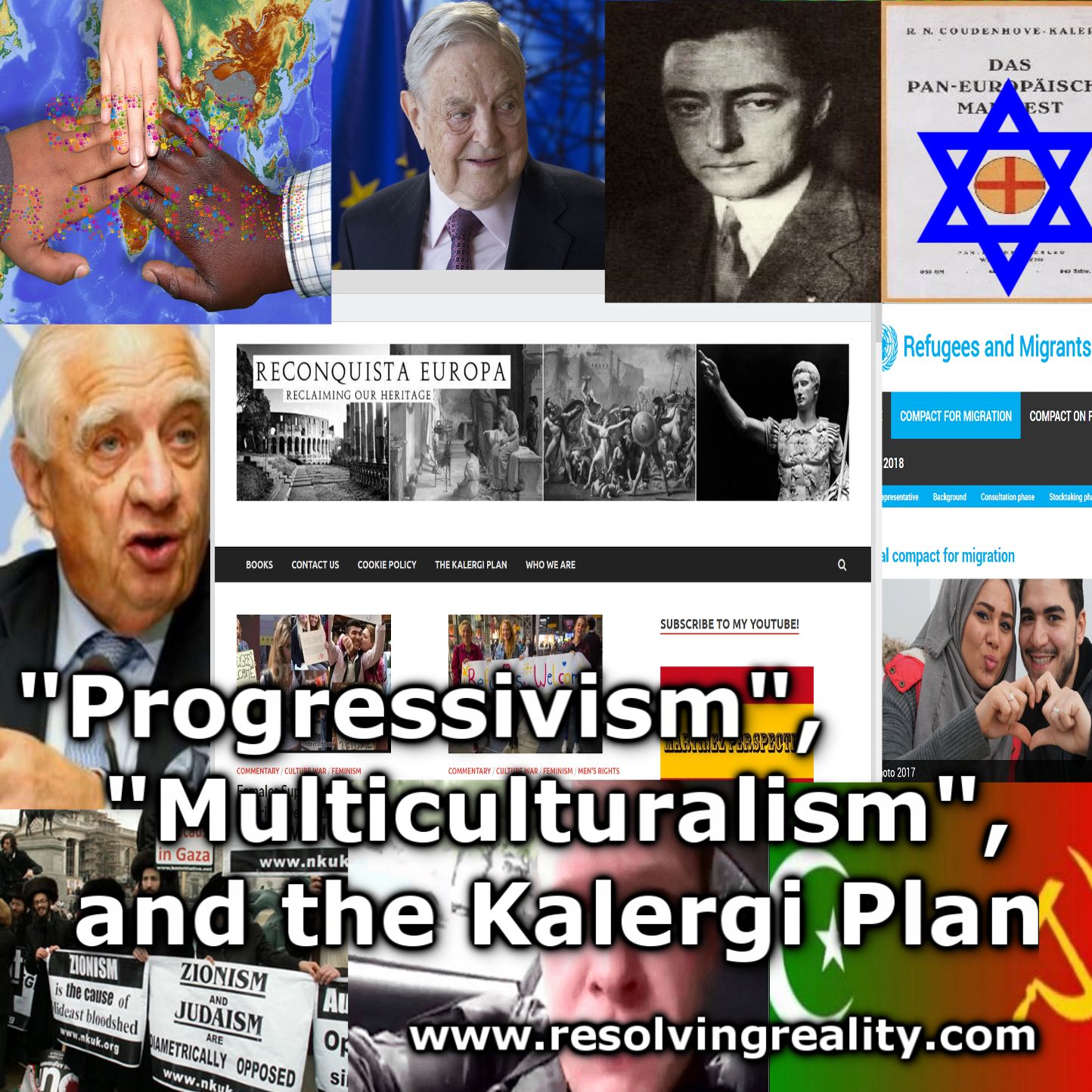 Progressivism, Multiculturalism, and the Kalergi Plan - Brandon Martinez on Resolving Reality Radio