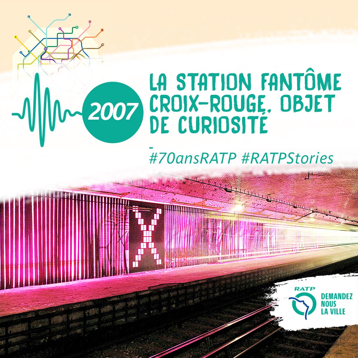 #RATPStories - 2007, la station fantôme Croix-Rouge, objet de curiosité
