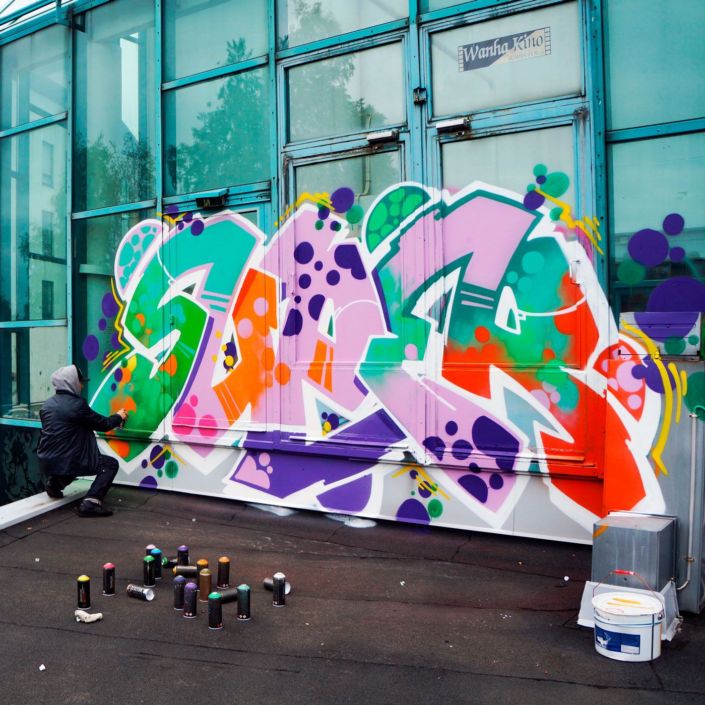 Николай Super 158 - легализация граффити и стрит-арт, Banksy, Покрас Лампас