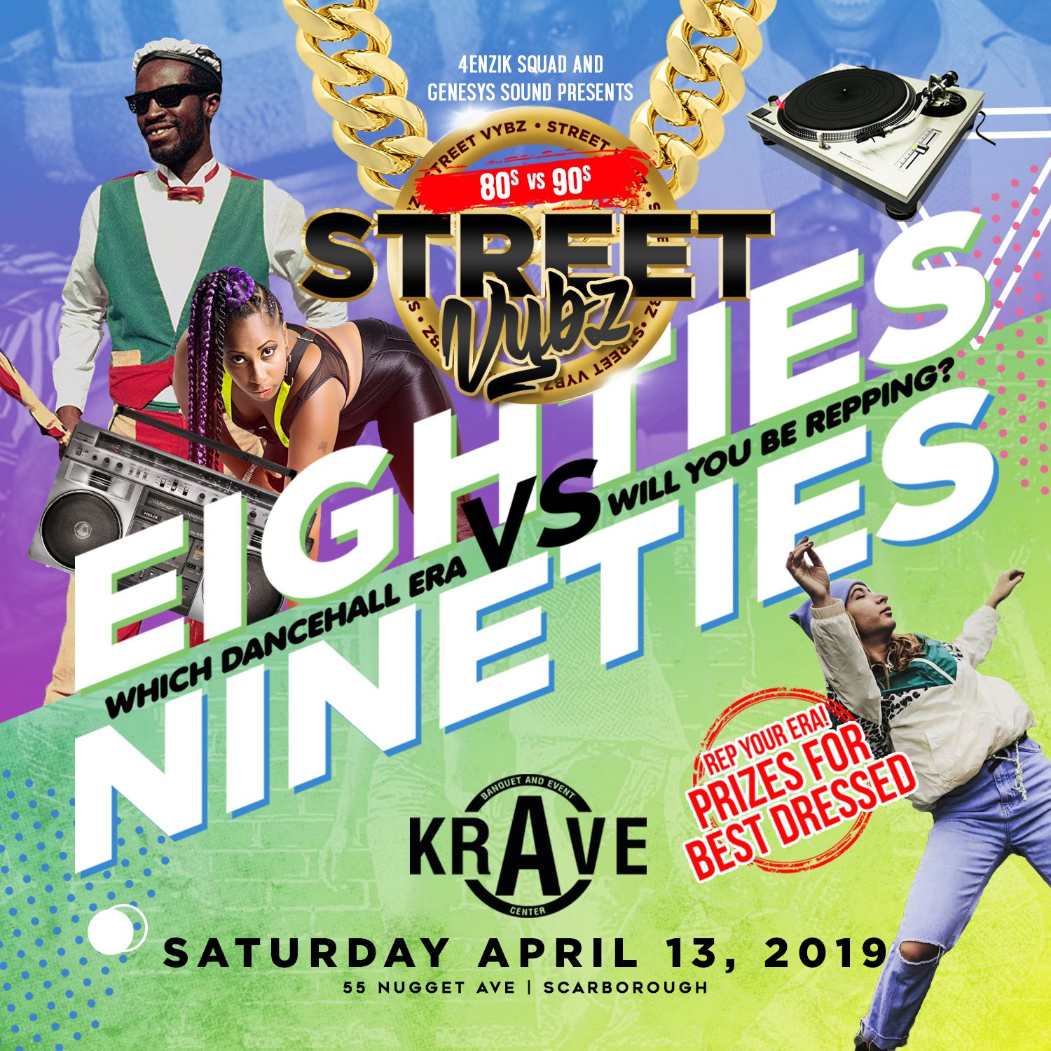 #JKDLive - STREET VYBZ - 80S VS 90S EDITION