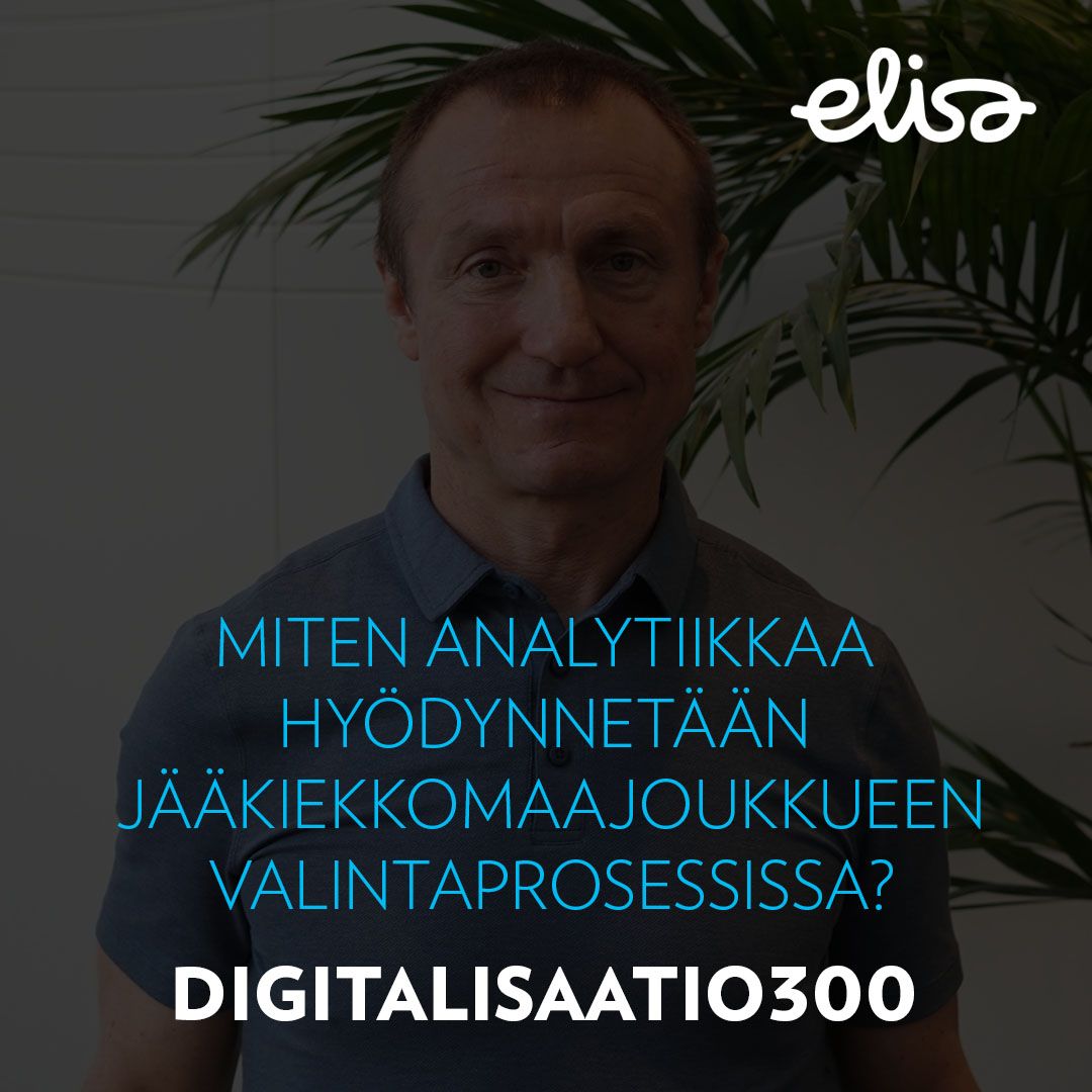Digitalisaatio300: Miten analytiikkaa hyödynnetään jääkiekkomaajoukkueen pelaajavalinnoissa?