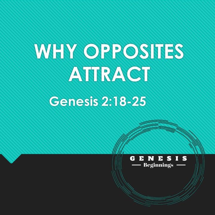 06.09.2019 I Genesis 2:18-25 I Why Opposites Attract I Jerry Barber 06.09.2019 I Genesis 2:18-25 I Why Opposites Attract I Jerry Barber