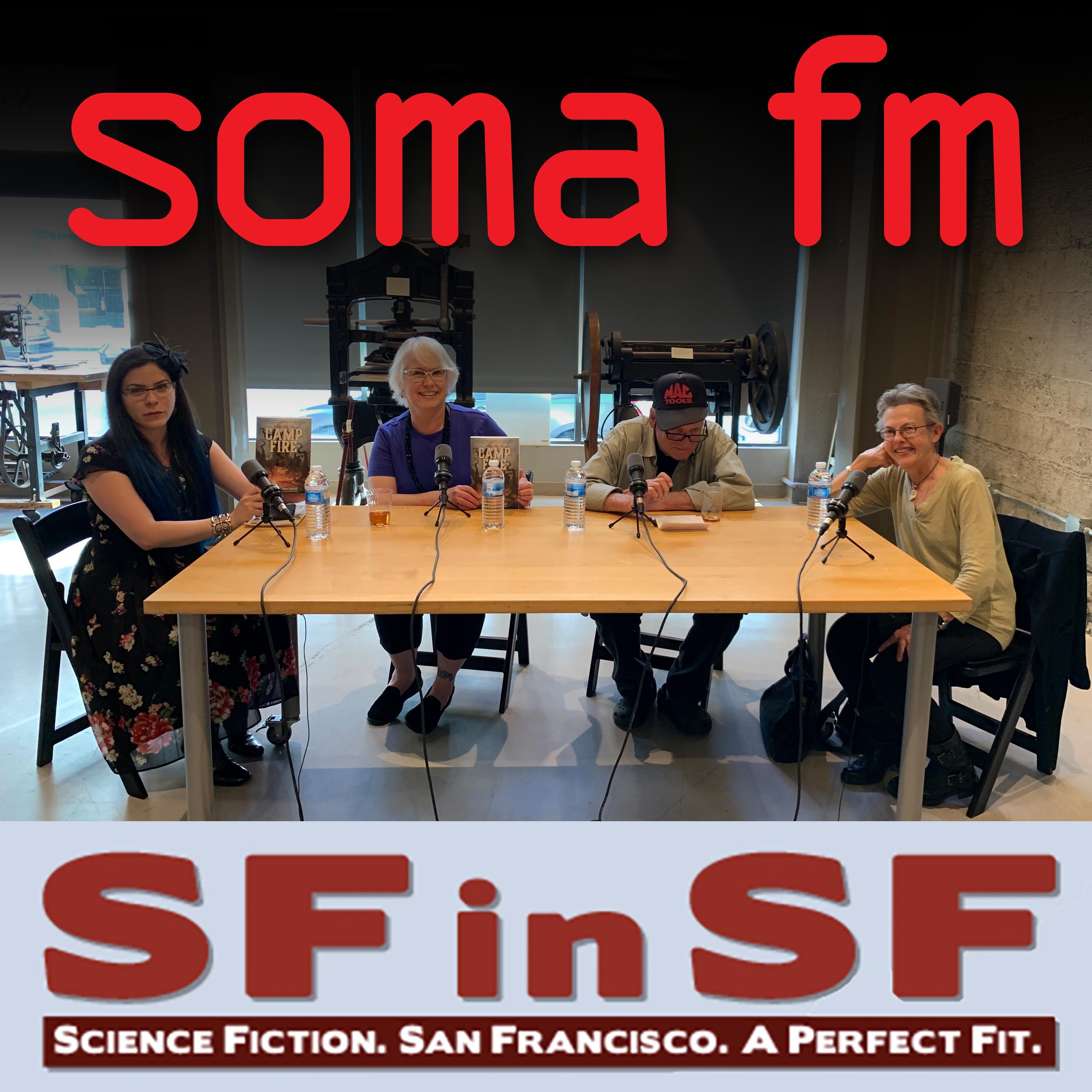 June 2019: Loren Rhoads, Nancy Etchemendy and E. M. Markoff: Tales for the Camp Fire