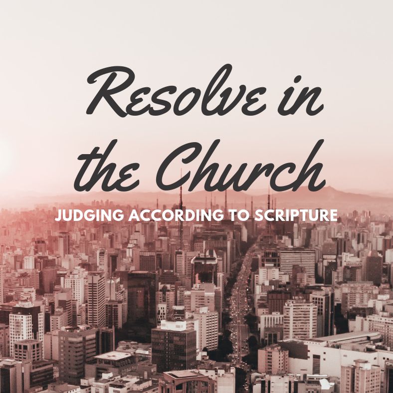 Judging | Judging In The Church