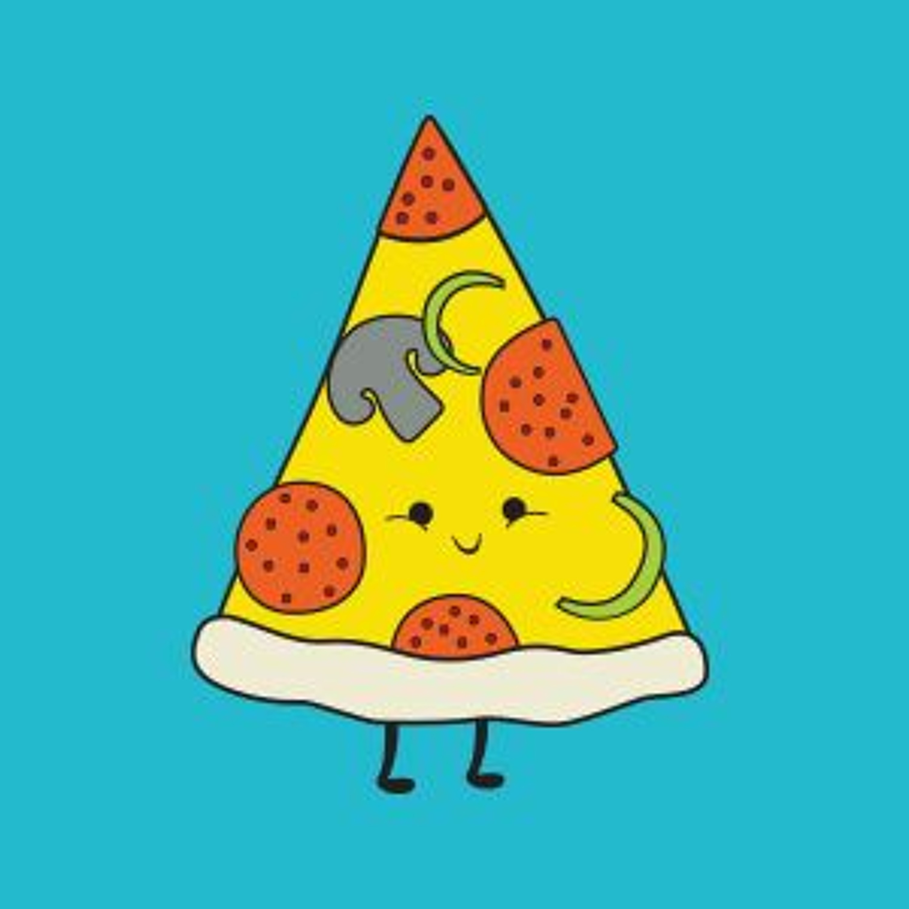 cold pizza party