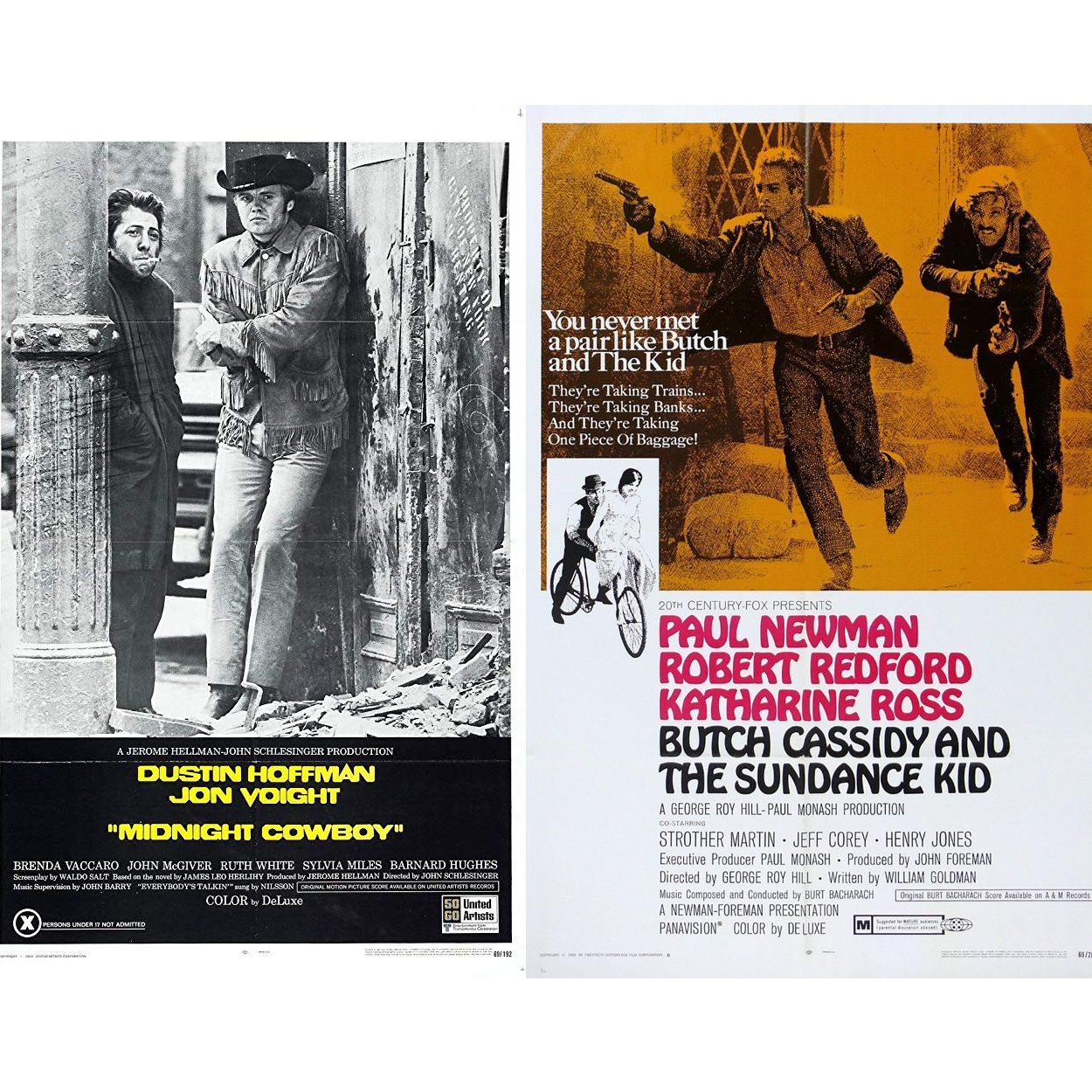Episode 120 - Battle of 1969: Butch Cassidy and the Sundance Kid v. Midnight Cowboy