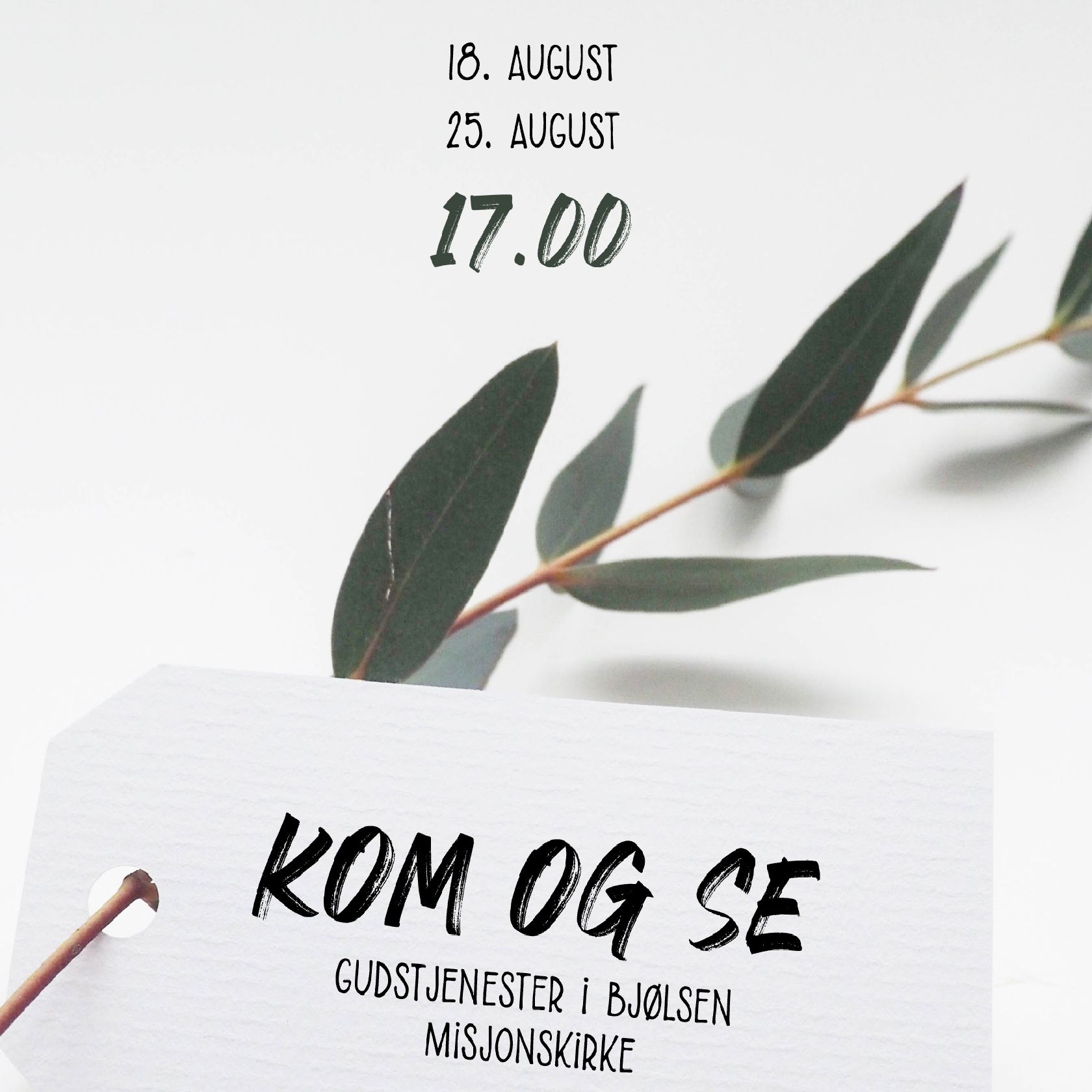 Kom og se - del 2 | 25. august 2019 | Eirik Soldal