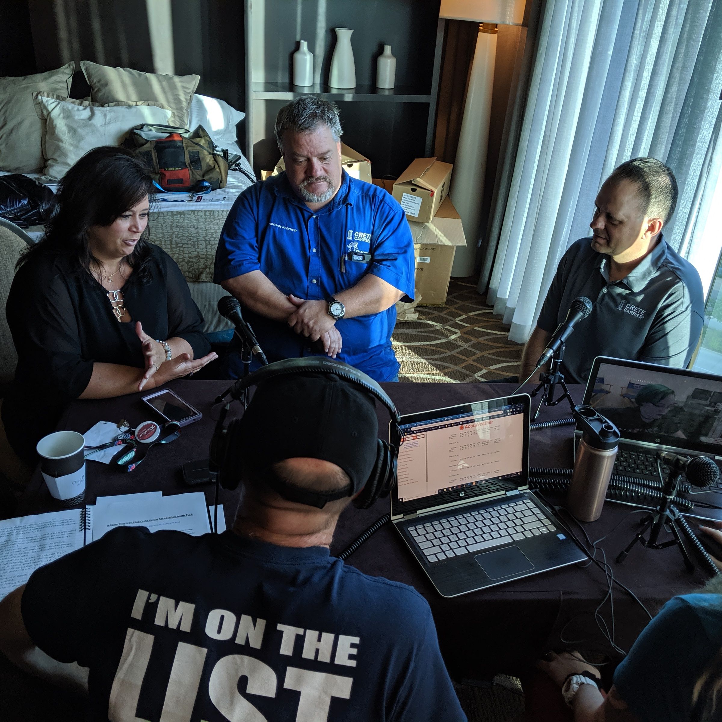 Crete Carrier President Tim Aschoff appears on Dave Nemo Weekends Radio Show at GATS