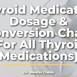Thyroid Medication Dosage Chart