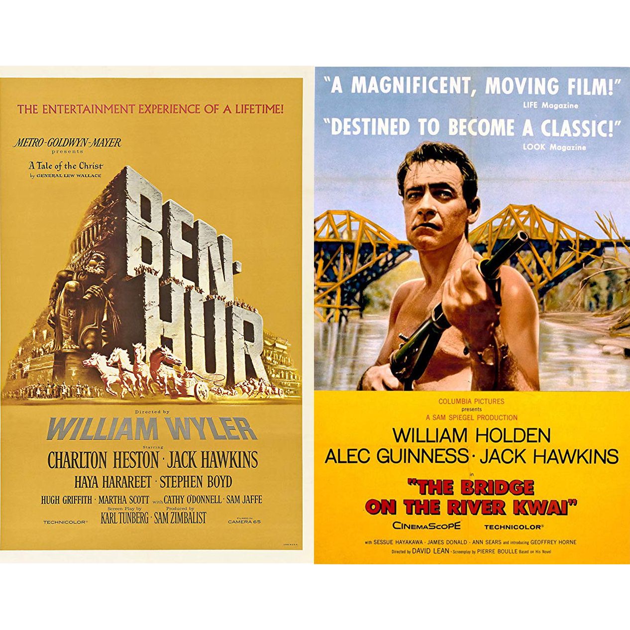 Episode 124 - Battle of 1959 and 1957: Ben-Hur v. The Bridge on the River Kwai