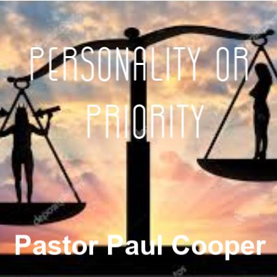 Personality or Priority - Paul Cooper