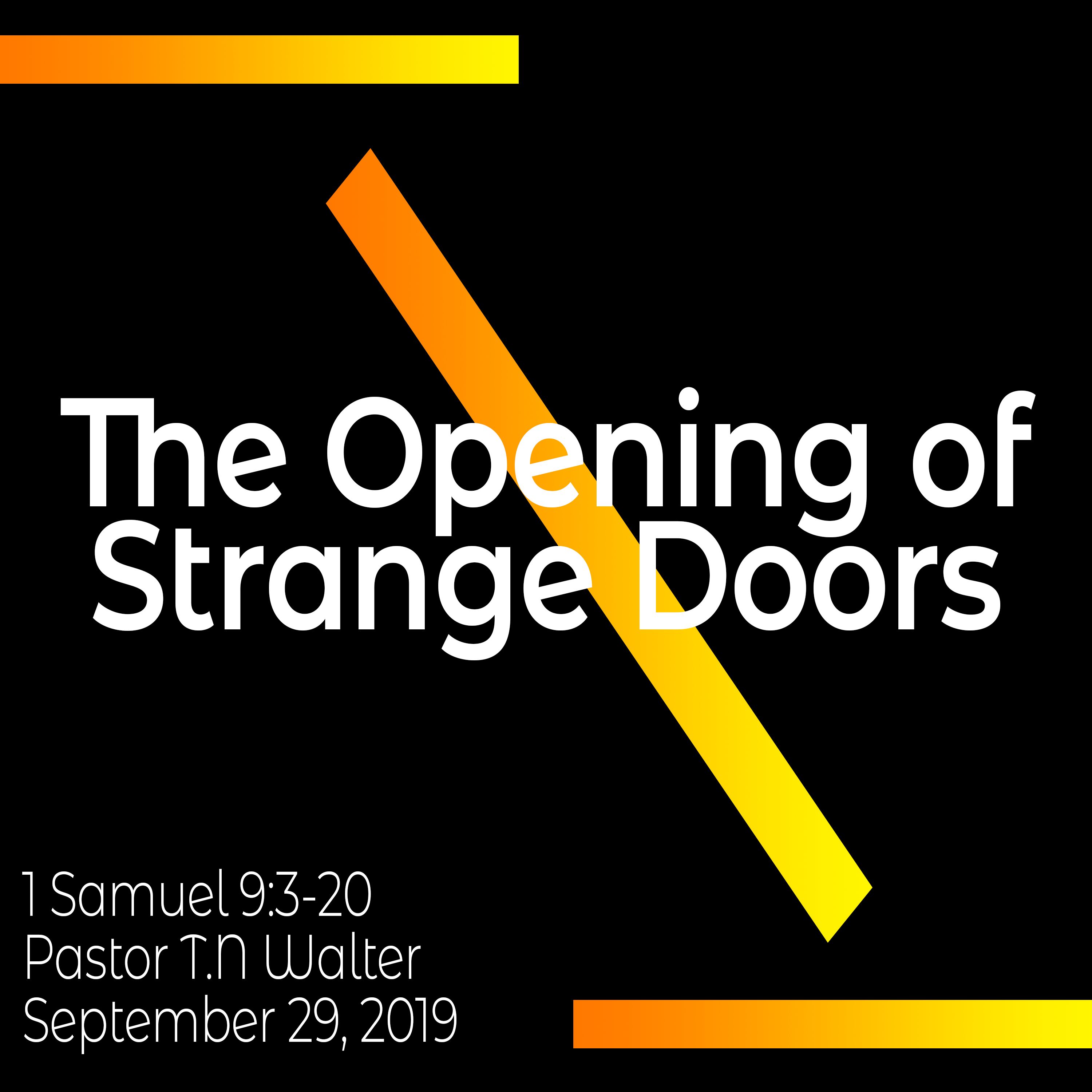 The Opening Of Strange Doors | September 29, 2019