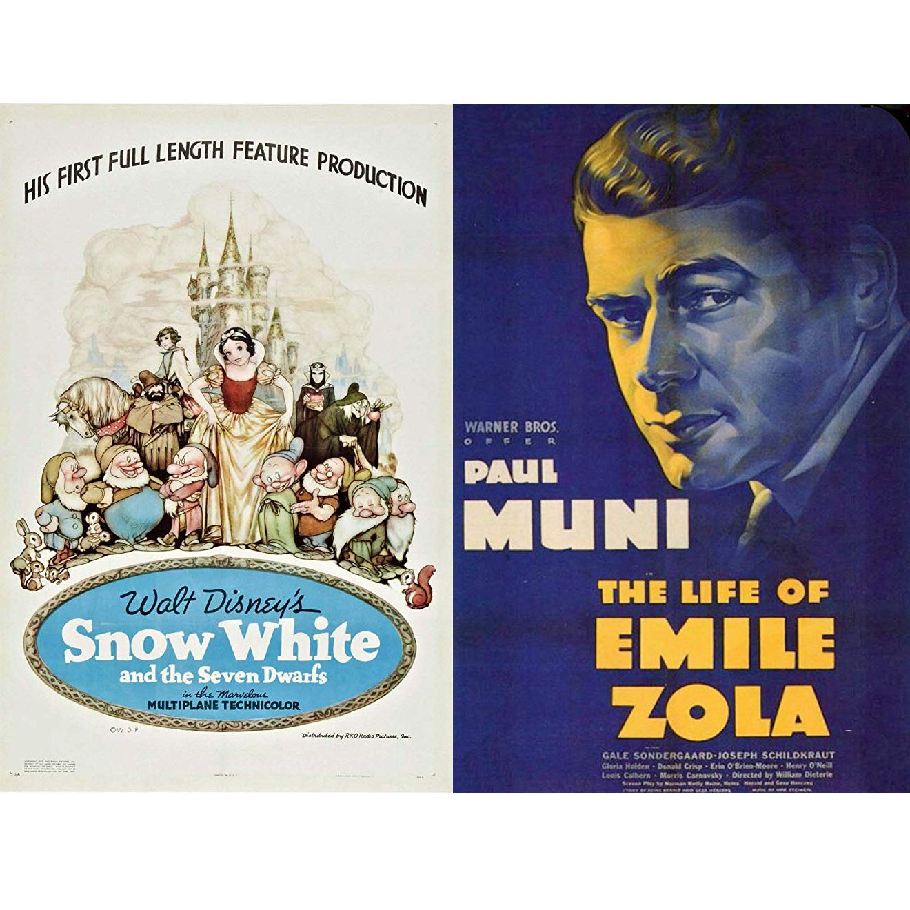 Episode 126 - Battle of 1937: Snow White and the Seven Dwarfs v. The Life of Emile Zola