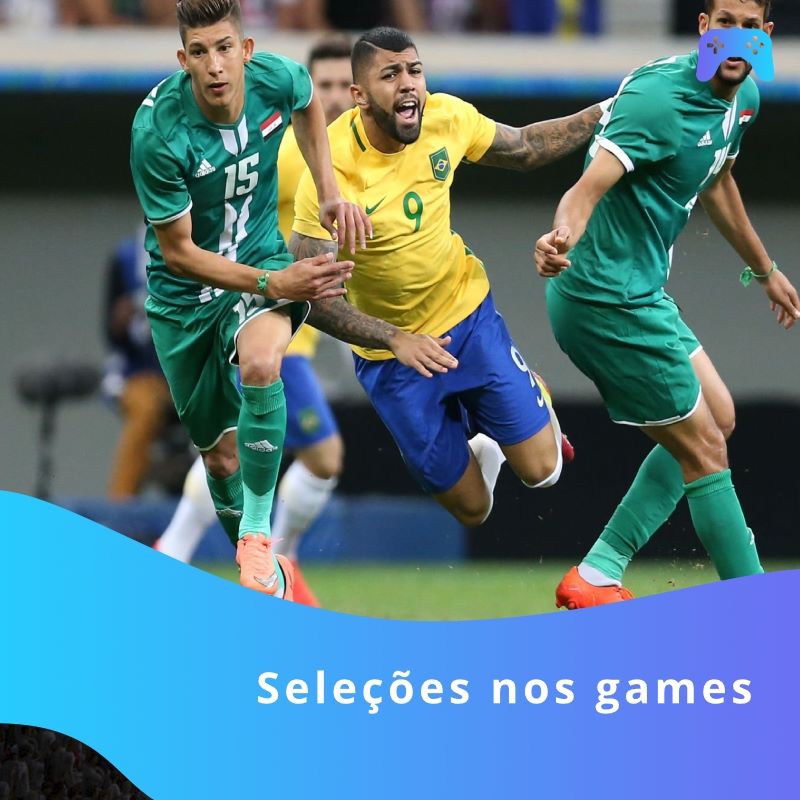 Player 1 - Seleções nos games