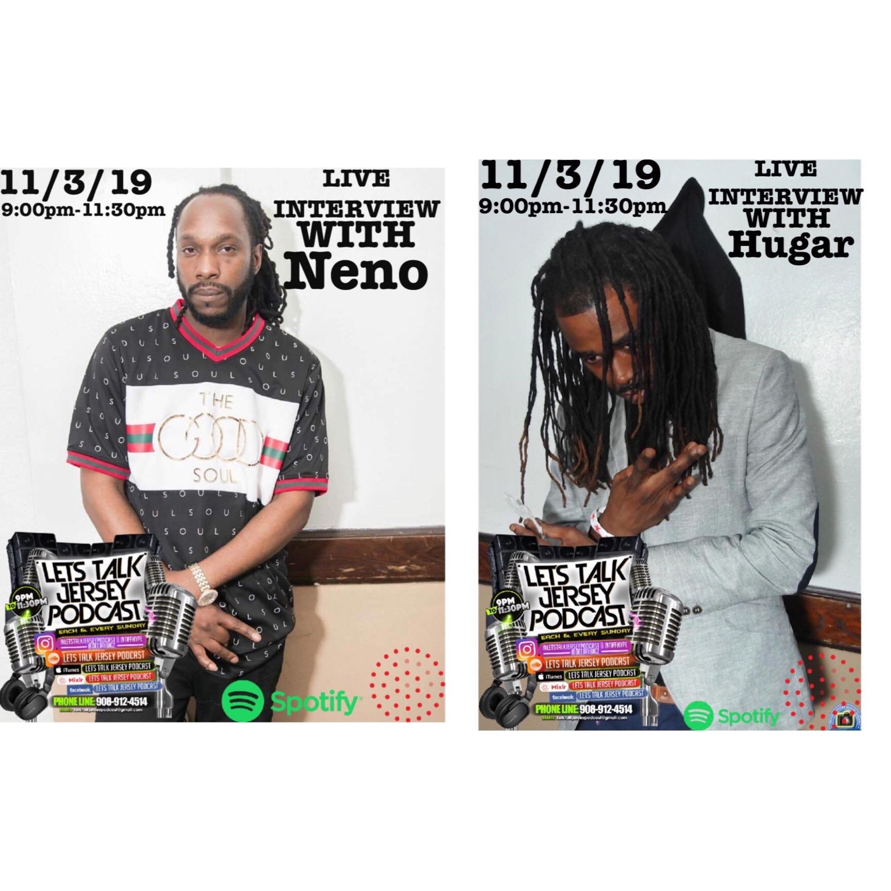Lets Talk Jersey Podcast Episode #35 W/Hugar & Neno