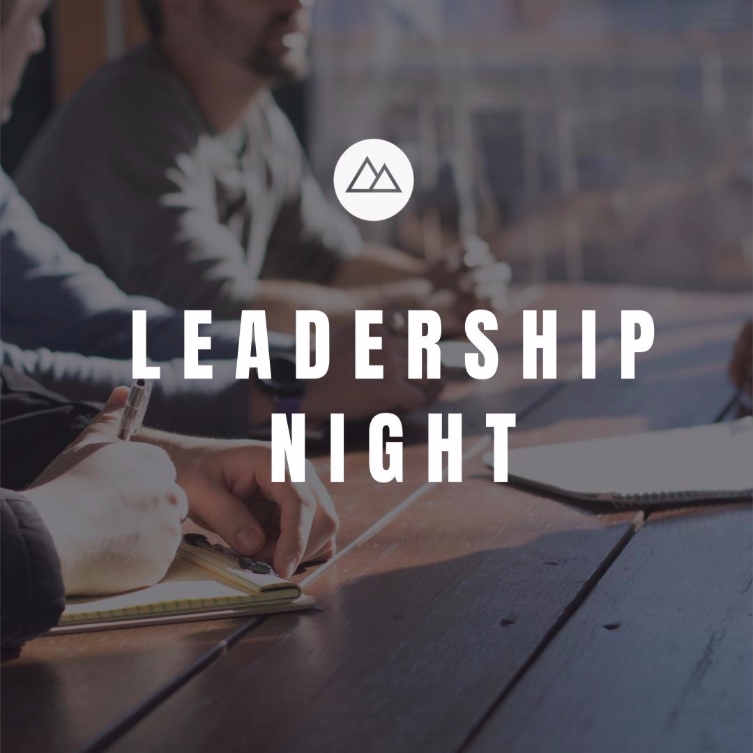 Leadership Night_Nov 6th_How to lead when you're not in charge