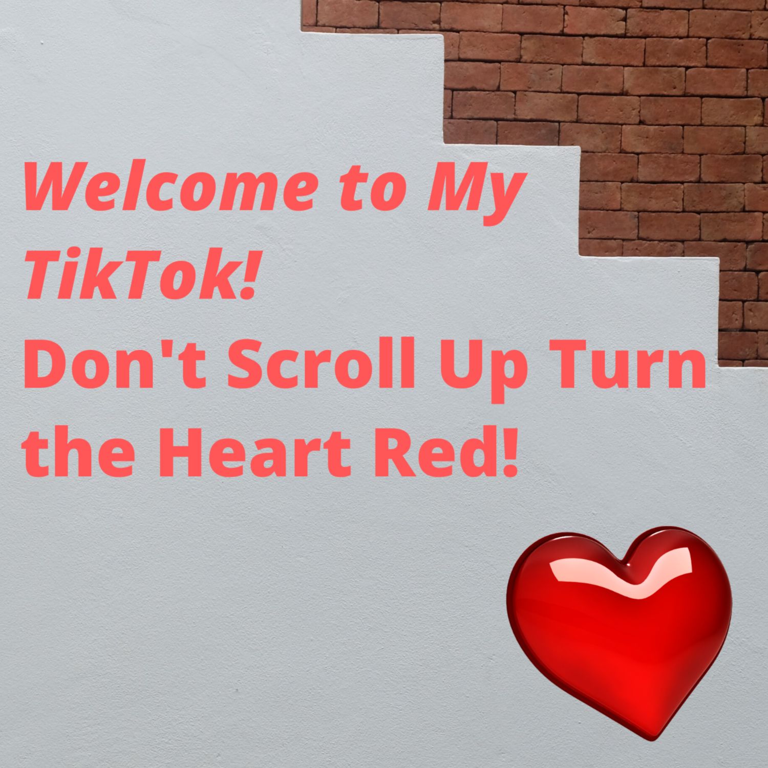 Welcome To My TikTok Don't Scroll Up!