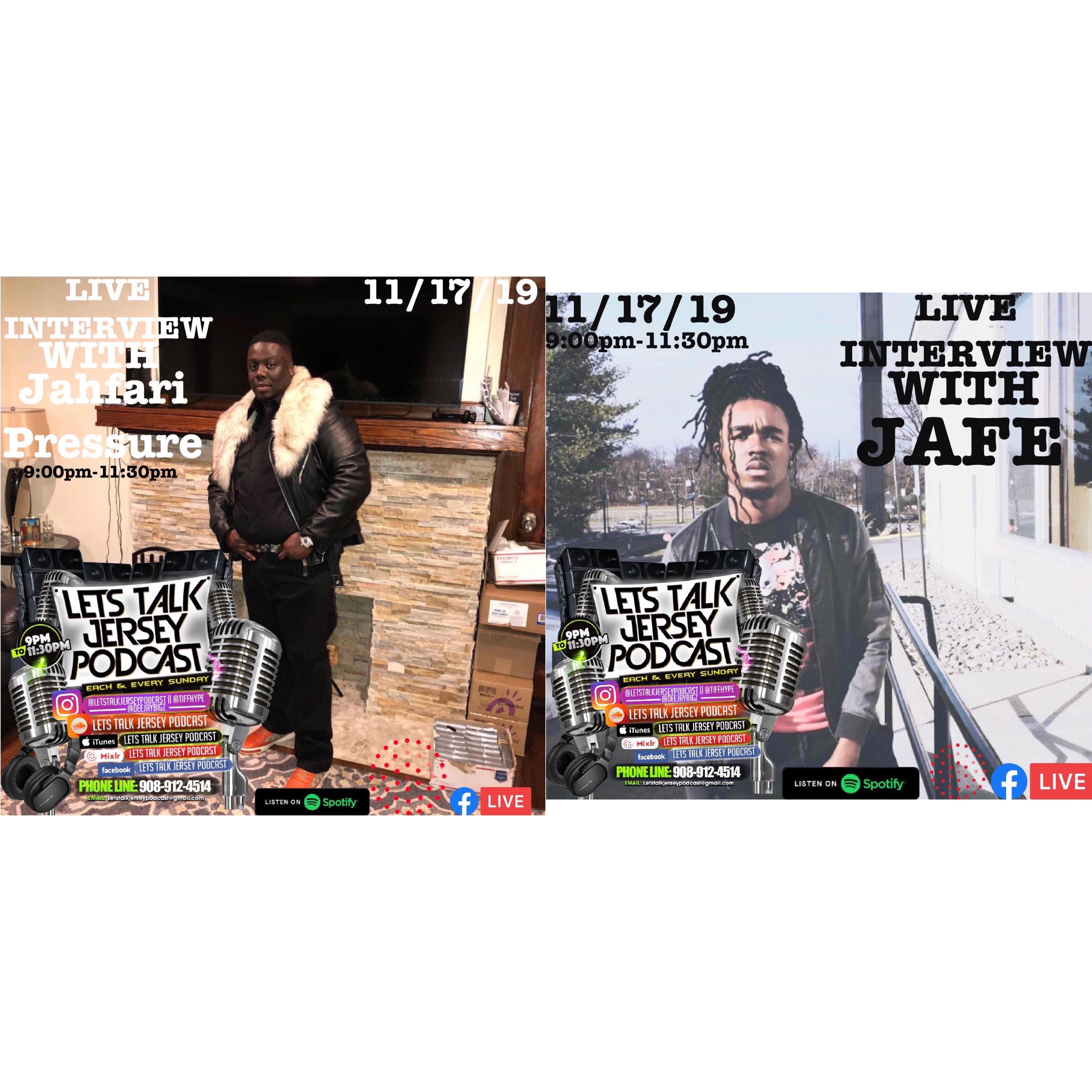 Lets Talk Jersey Podcast Episode #37 W/Jahfari Pressure & Jafe
