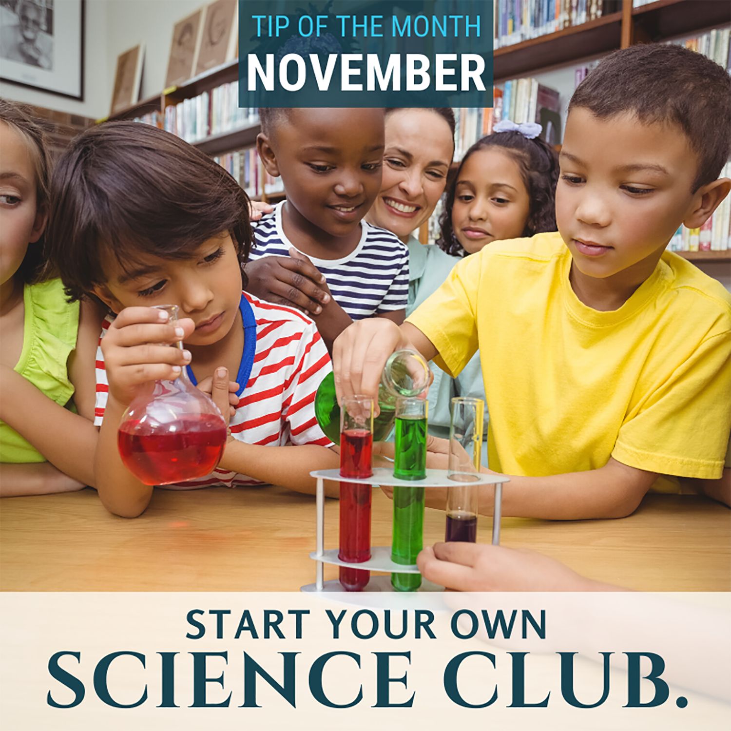 Science Club {Homeschool Science Tip of the Month November 2019