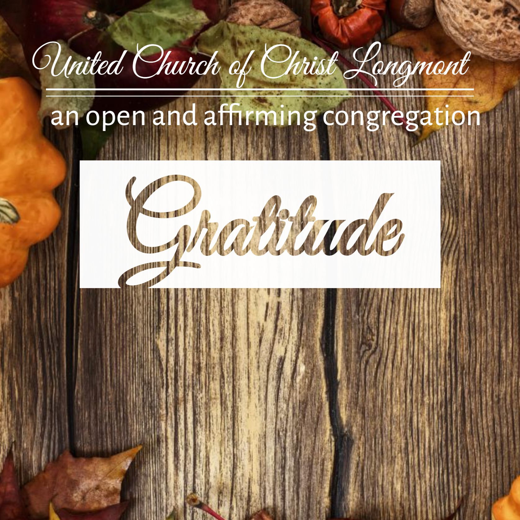 November 24th, 2019 - Gratitude