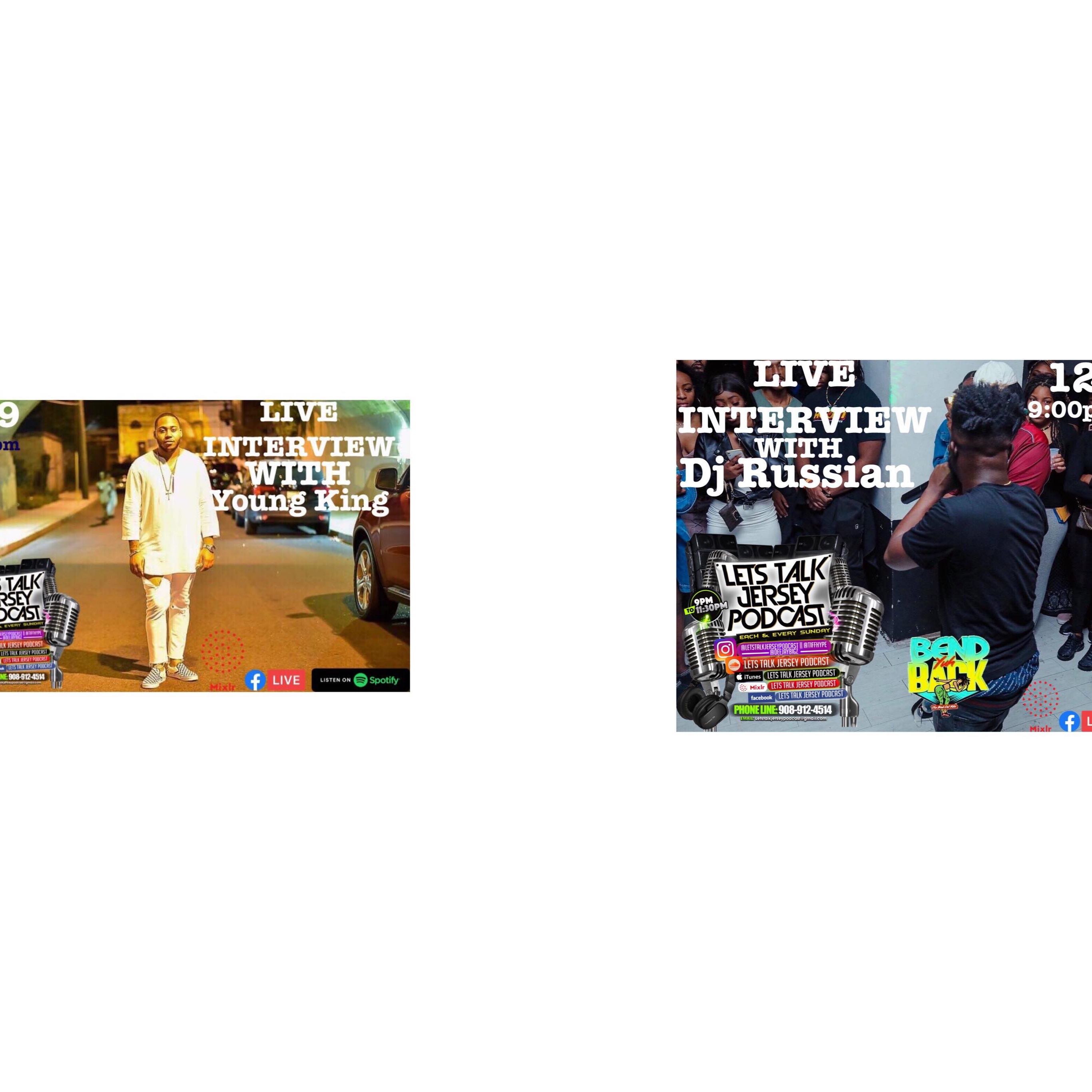 Lets Talk Jersey Podcast Episode #39 W/Young King From YGG & Dj Russian