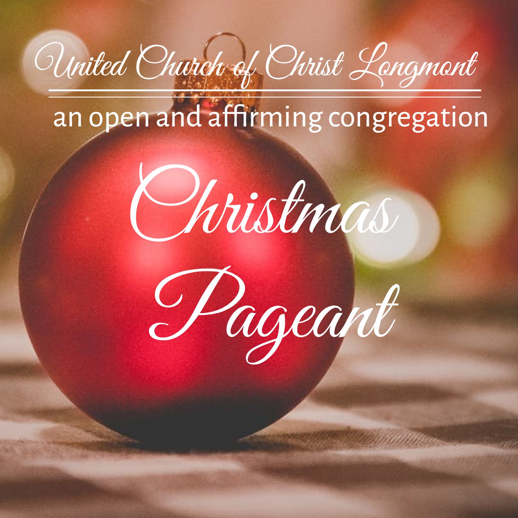 December 15th, 2019 - Christmas Pageant