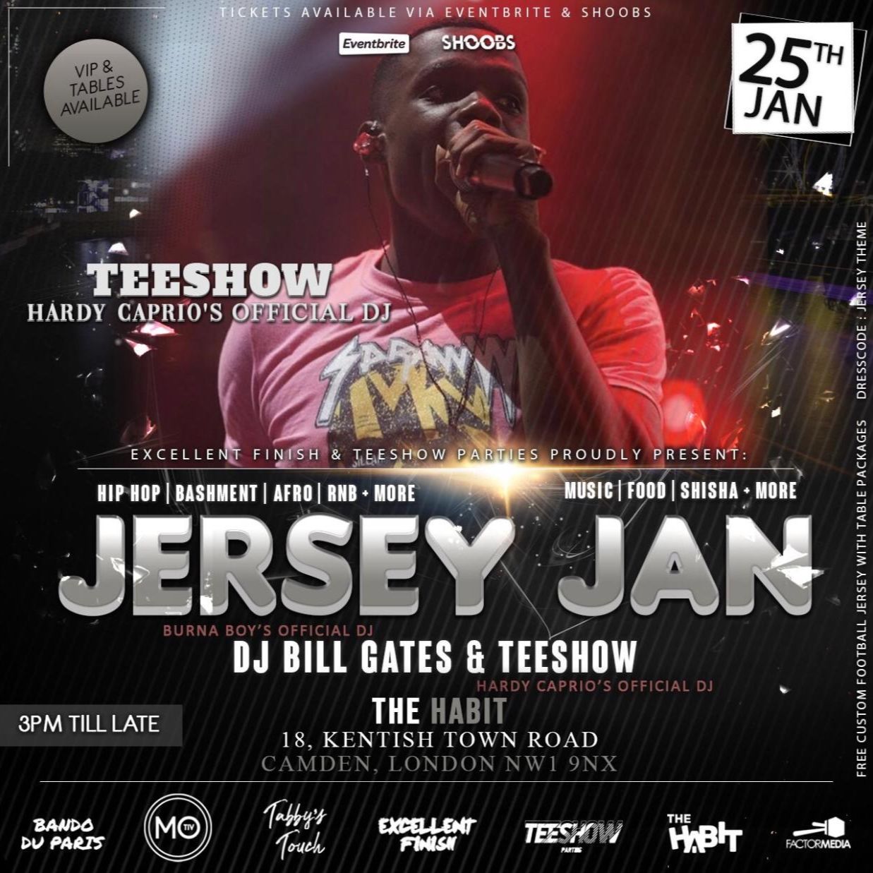 Official #JerseyJan Afroswing X Afrobeats Mix - @ExcellentFinish x @TeeshowParties On Instagram.