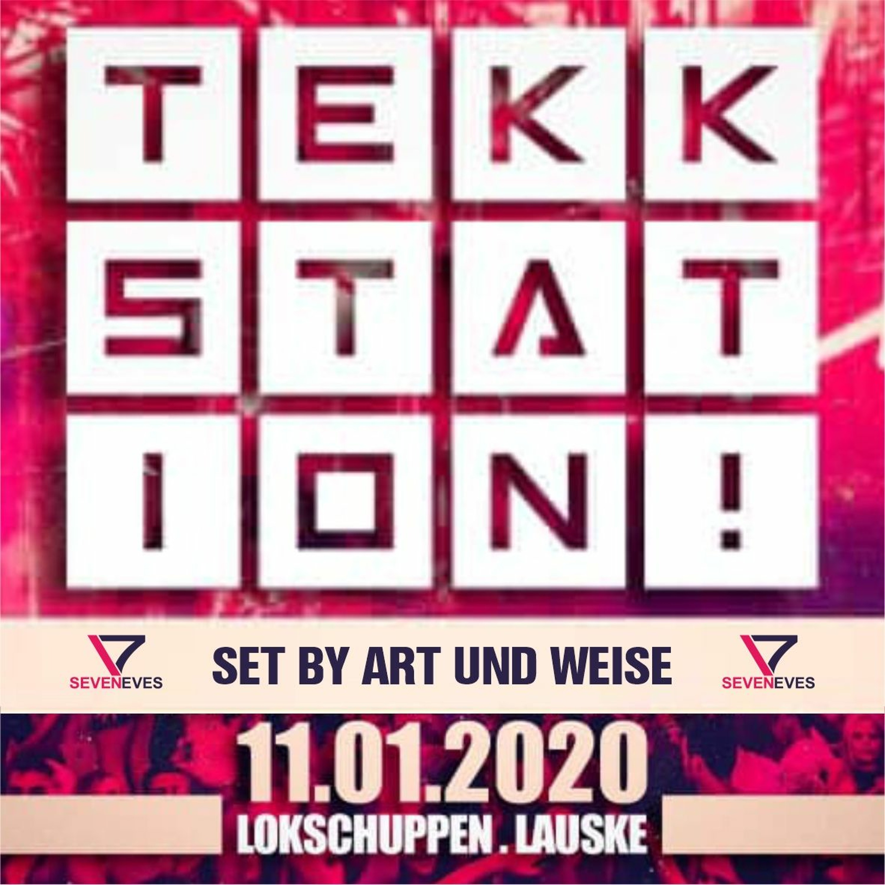 TEKKSTATION - Lokschuppen Lauske - Set by ART UND WEISE (11.01.2020)