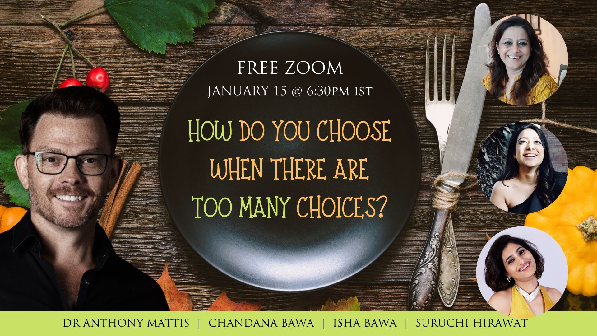 Life is a Menu! How do you choose?