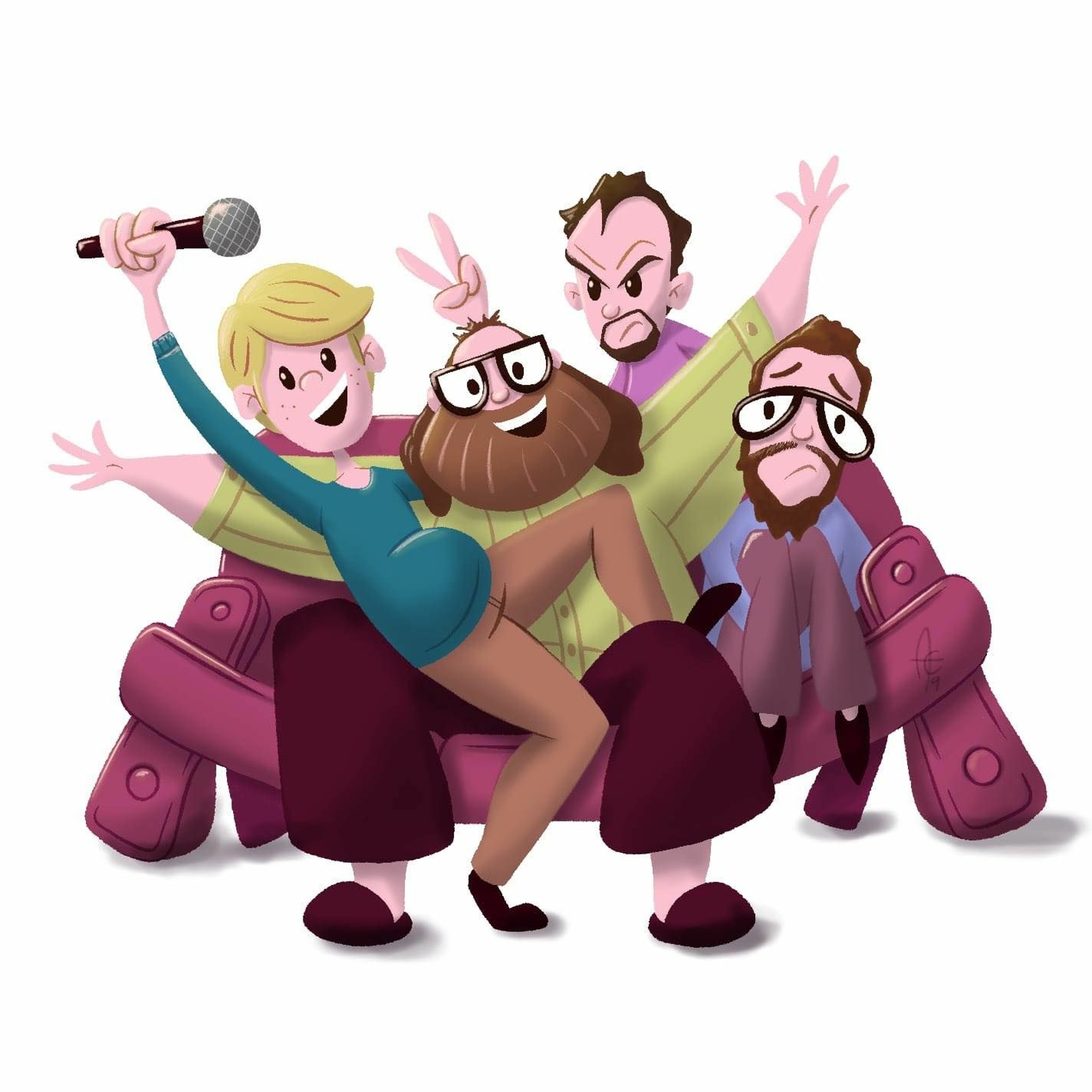 Comedians on a Couch