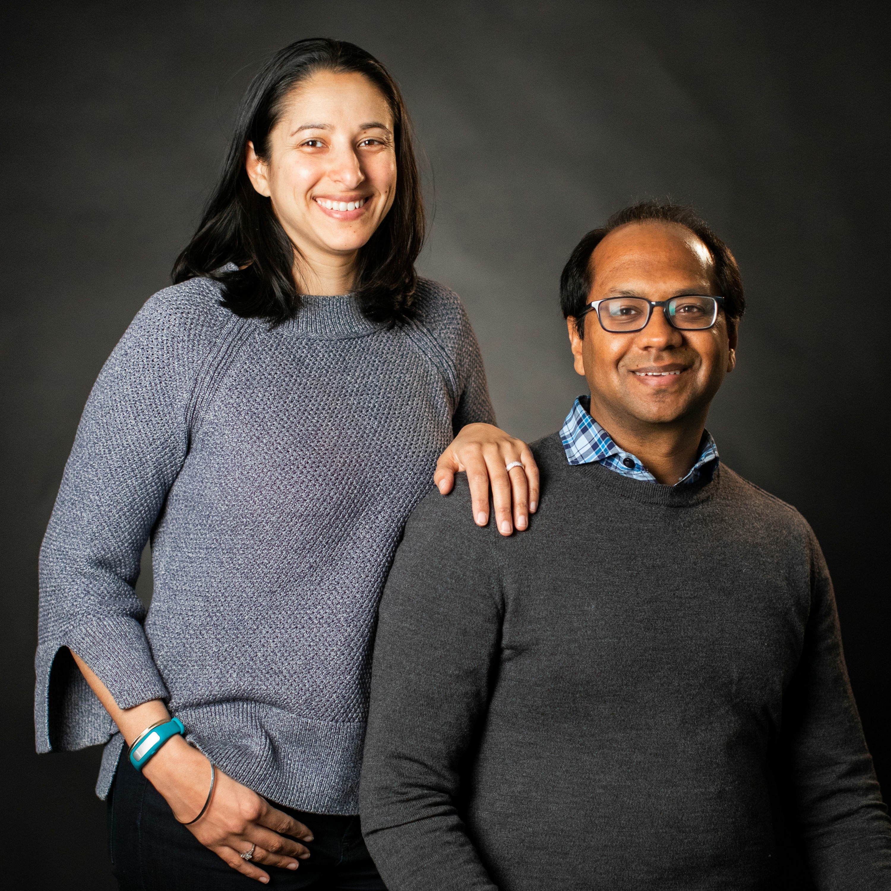 HabitAware Co-Founders Aneela and Sameer Kumar