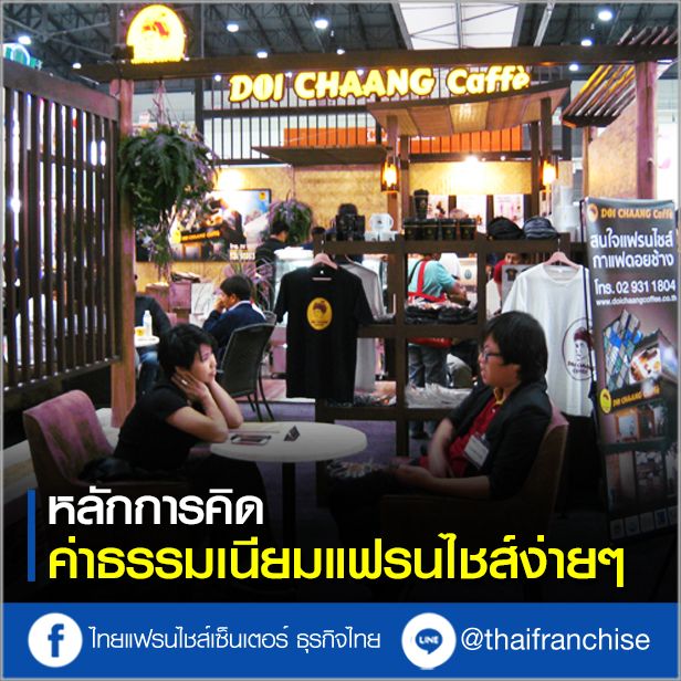 หลักการคิดค่าธรรมเนียมแฟรนไชส์ง่าย ๆ
