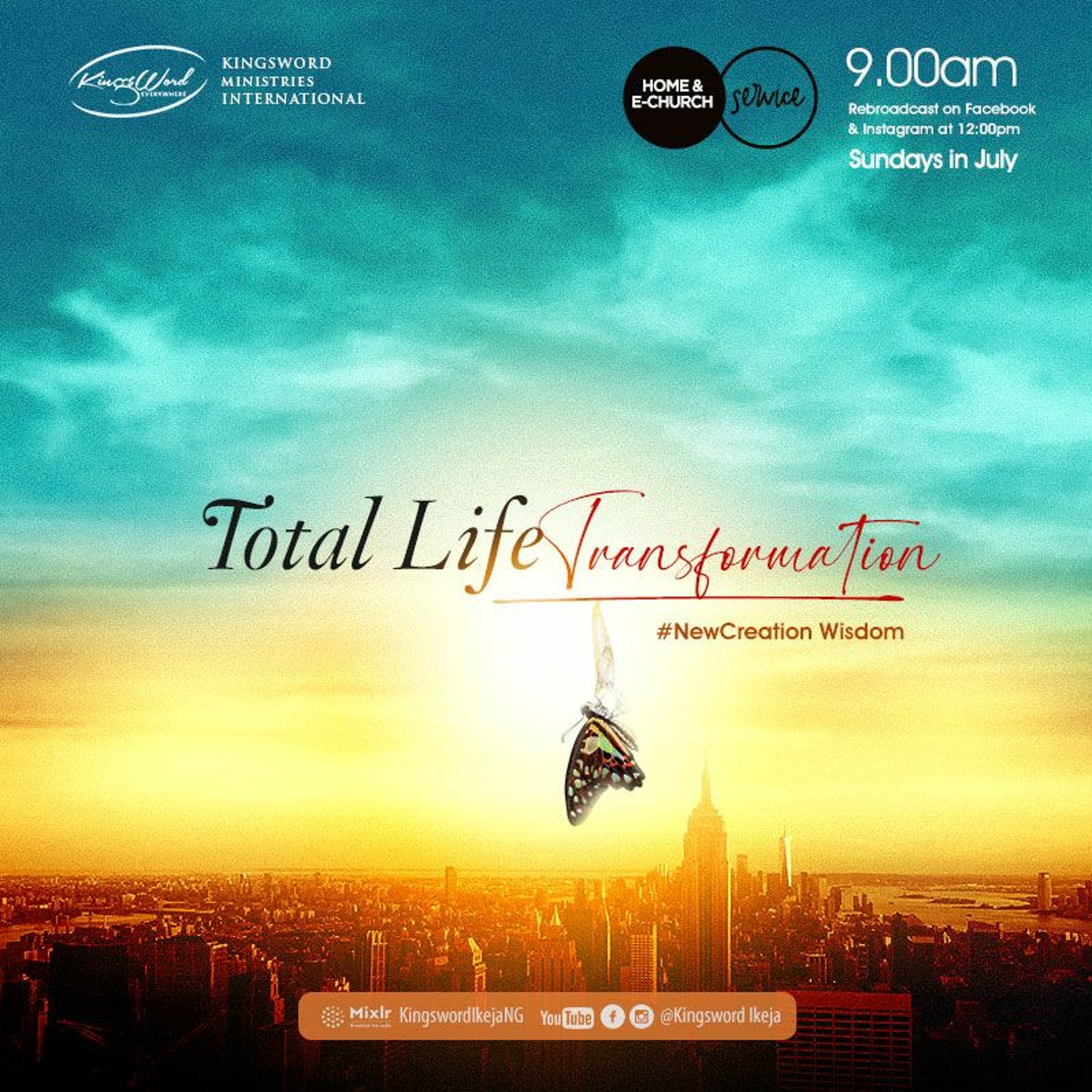 Sunday Service - Pastor Tunde Akinyemi - Total Life Transformation 12.07.2020