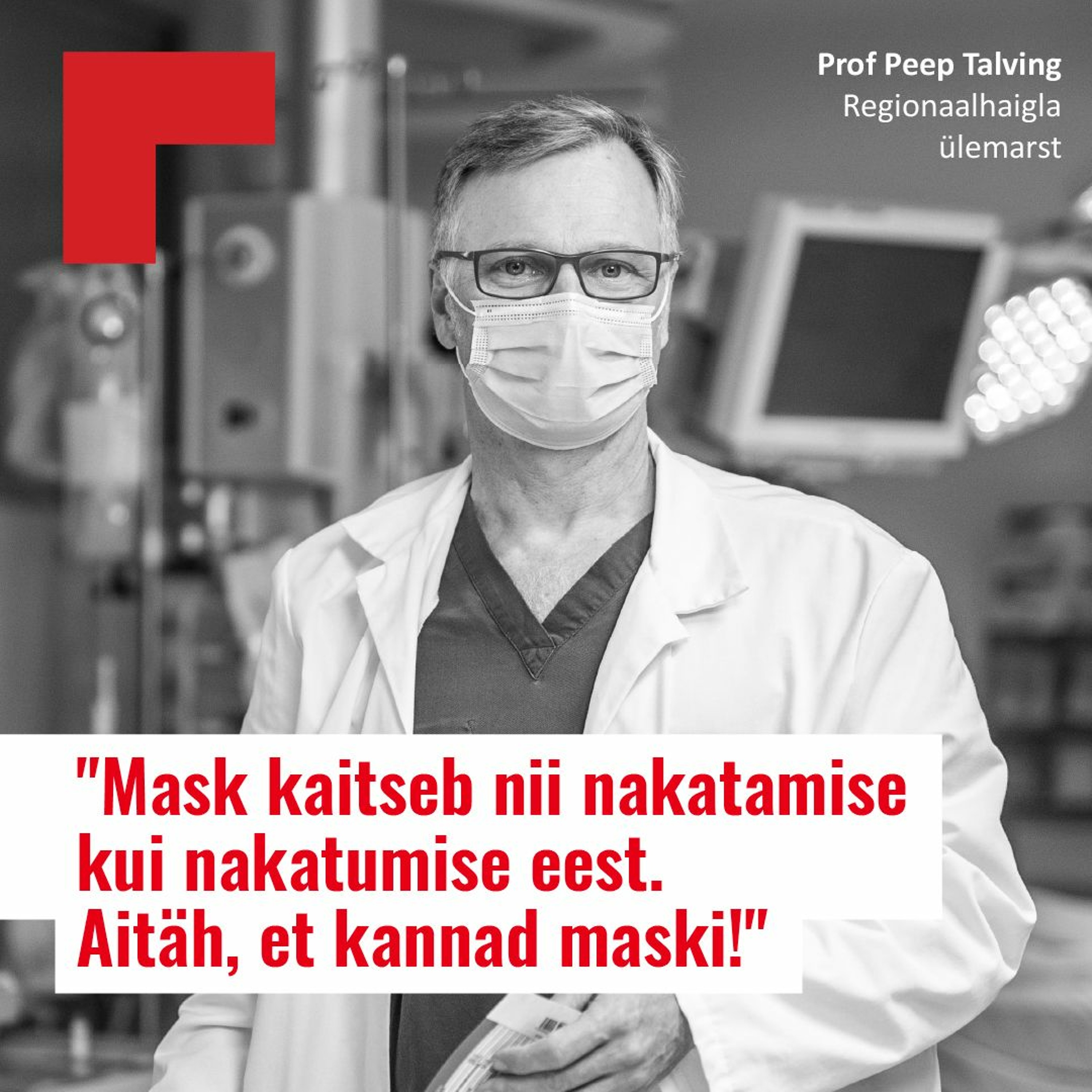 Tervisepooltund episood 43: Professor Talving maski kandmise olulisusest