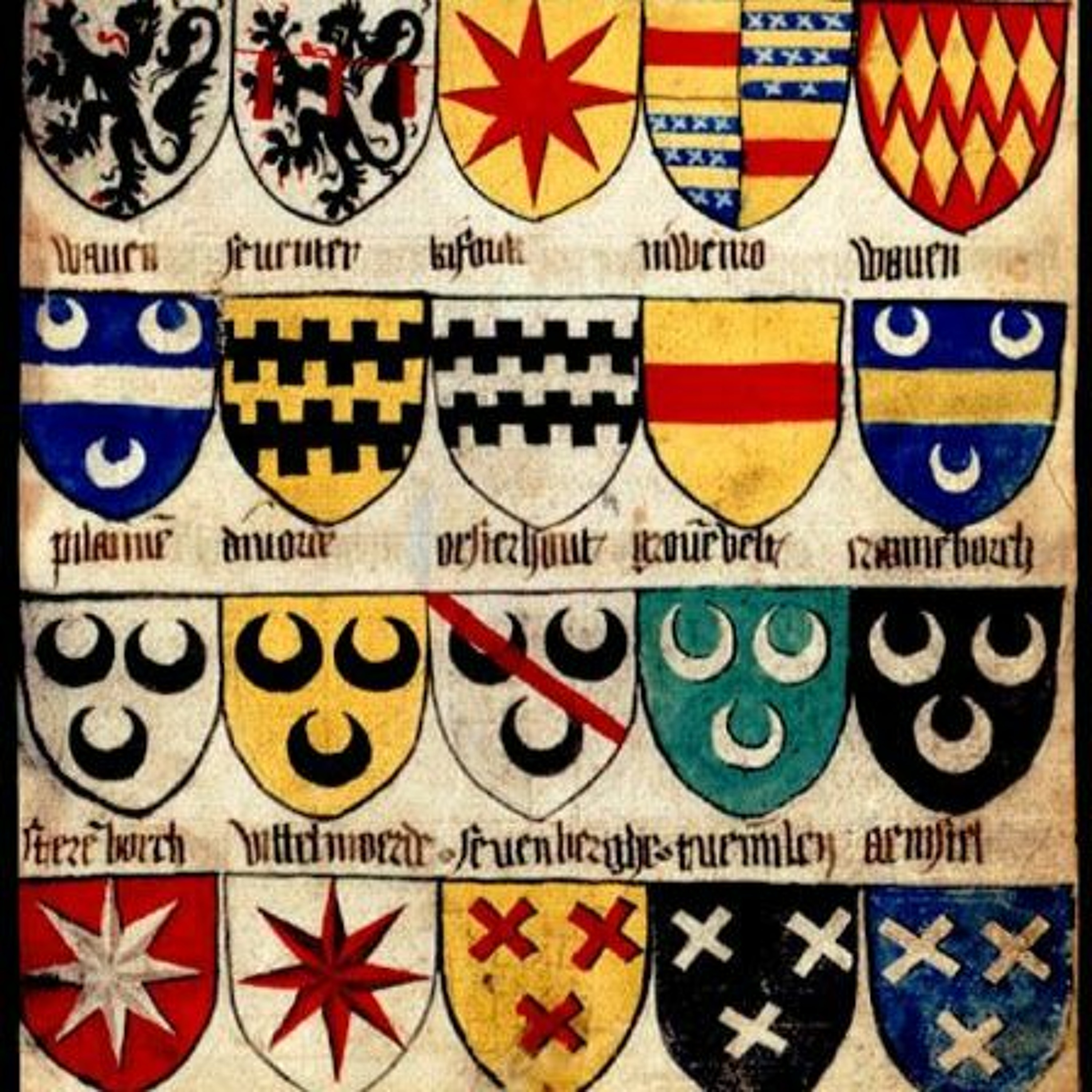 Blasons, couleurs & symboles: comprendre l'héraldique médiévale. •  Storiavoce - Podcast Addict