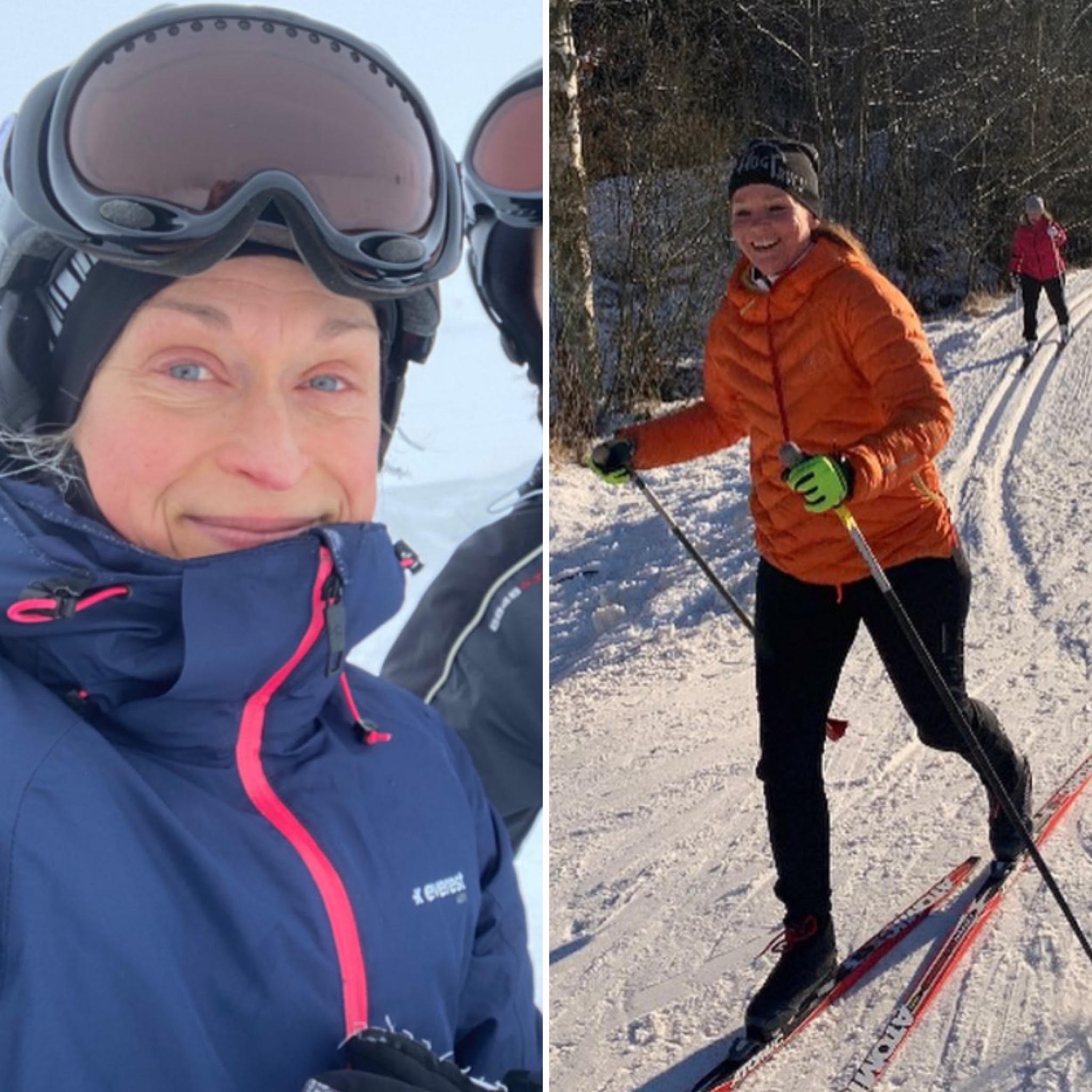 Sportlov med skidor på längden och tvären