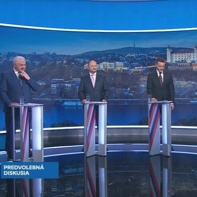 Voľby 2020: Štefan Harabin, Tomáš Drucker, Zsolt Simon a Árpád Érsek
