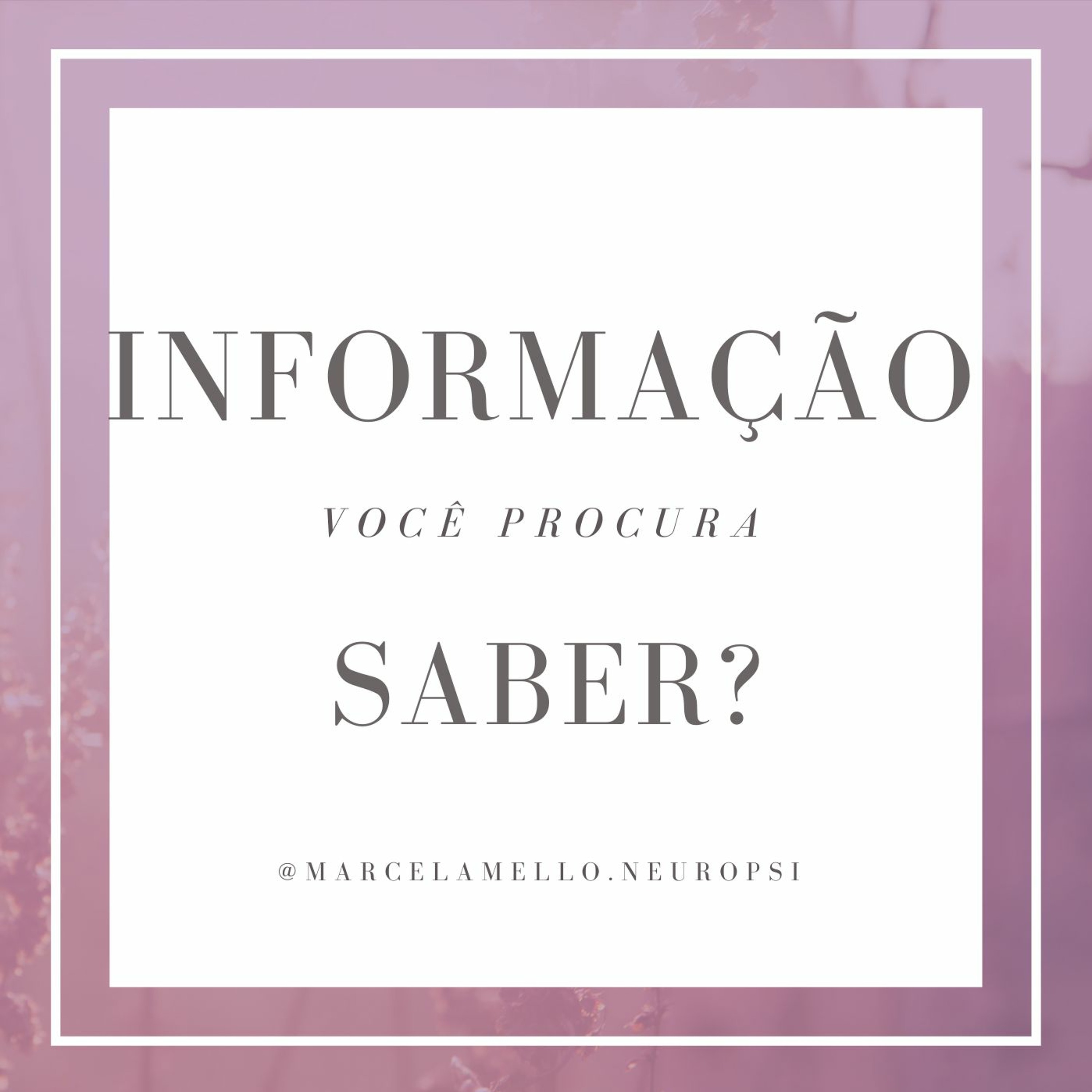 Neuropsicóloga Marcela Mello