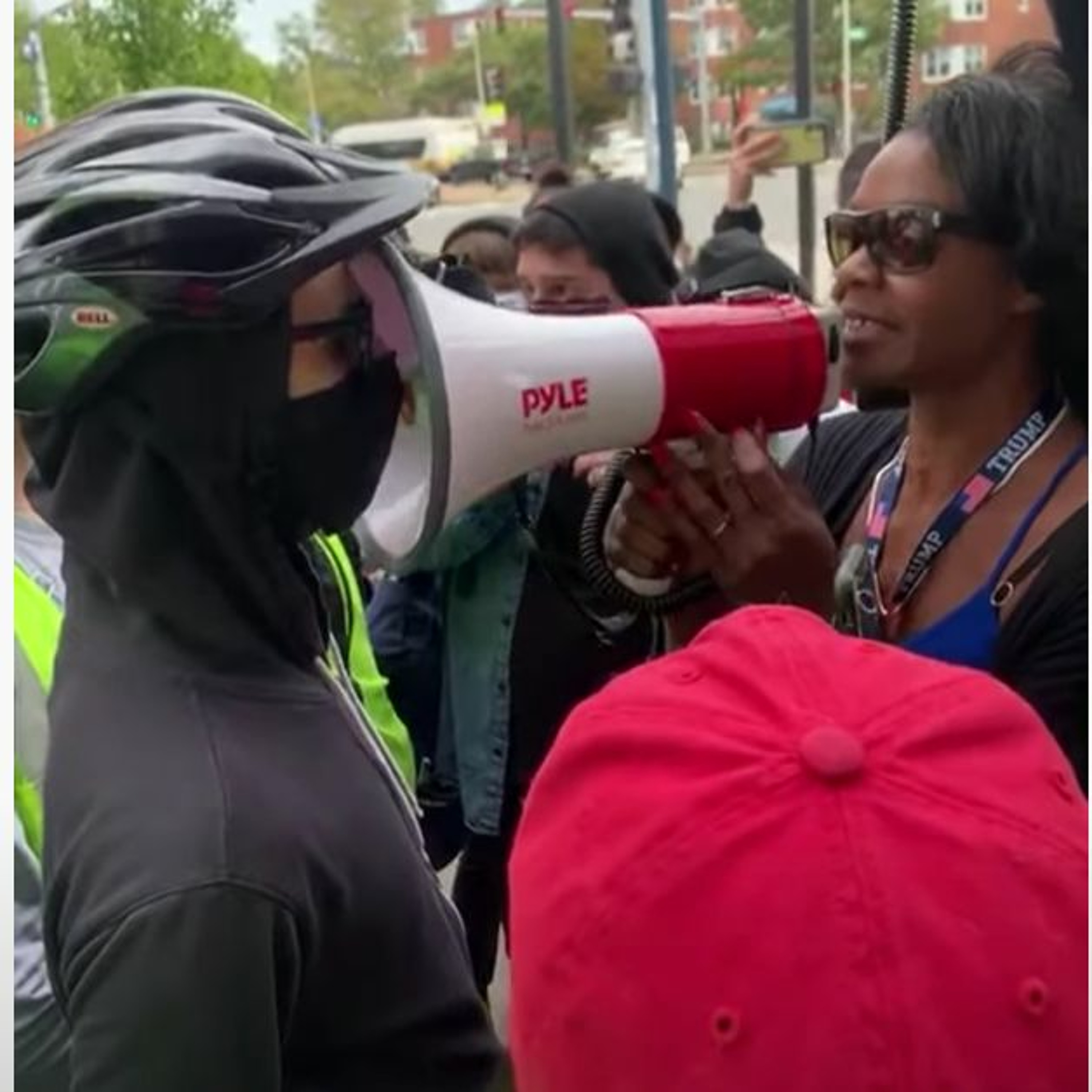 Review Of Turtle Riders Peacefully Protesting Monica Cannon - Grant Hate Rally At