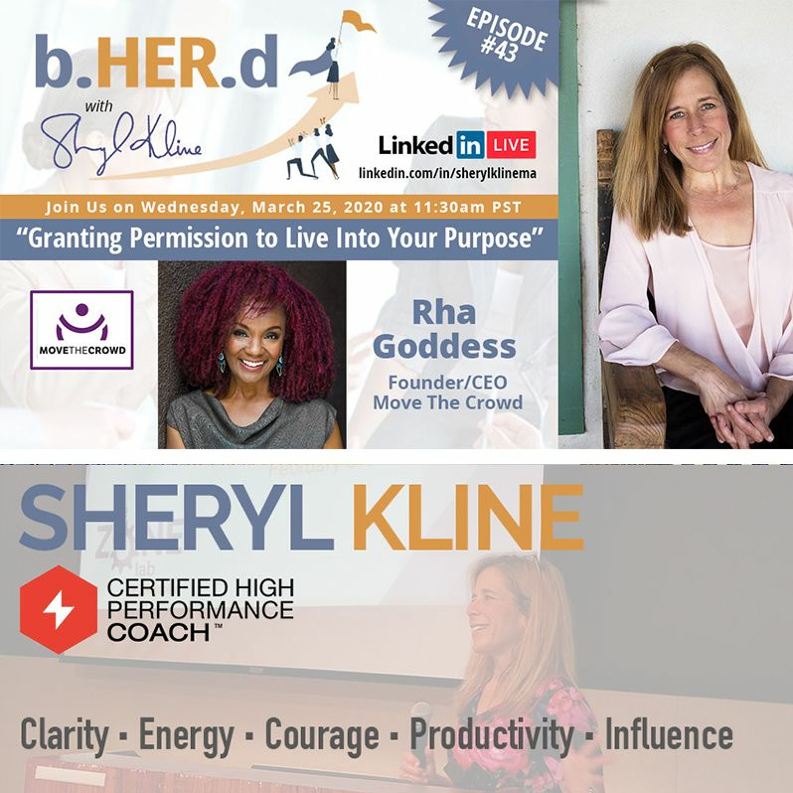 Mental Toughness Mastery Podcast with Sheryl Kline, M.A. CHPC