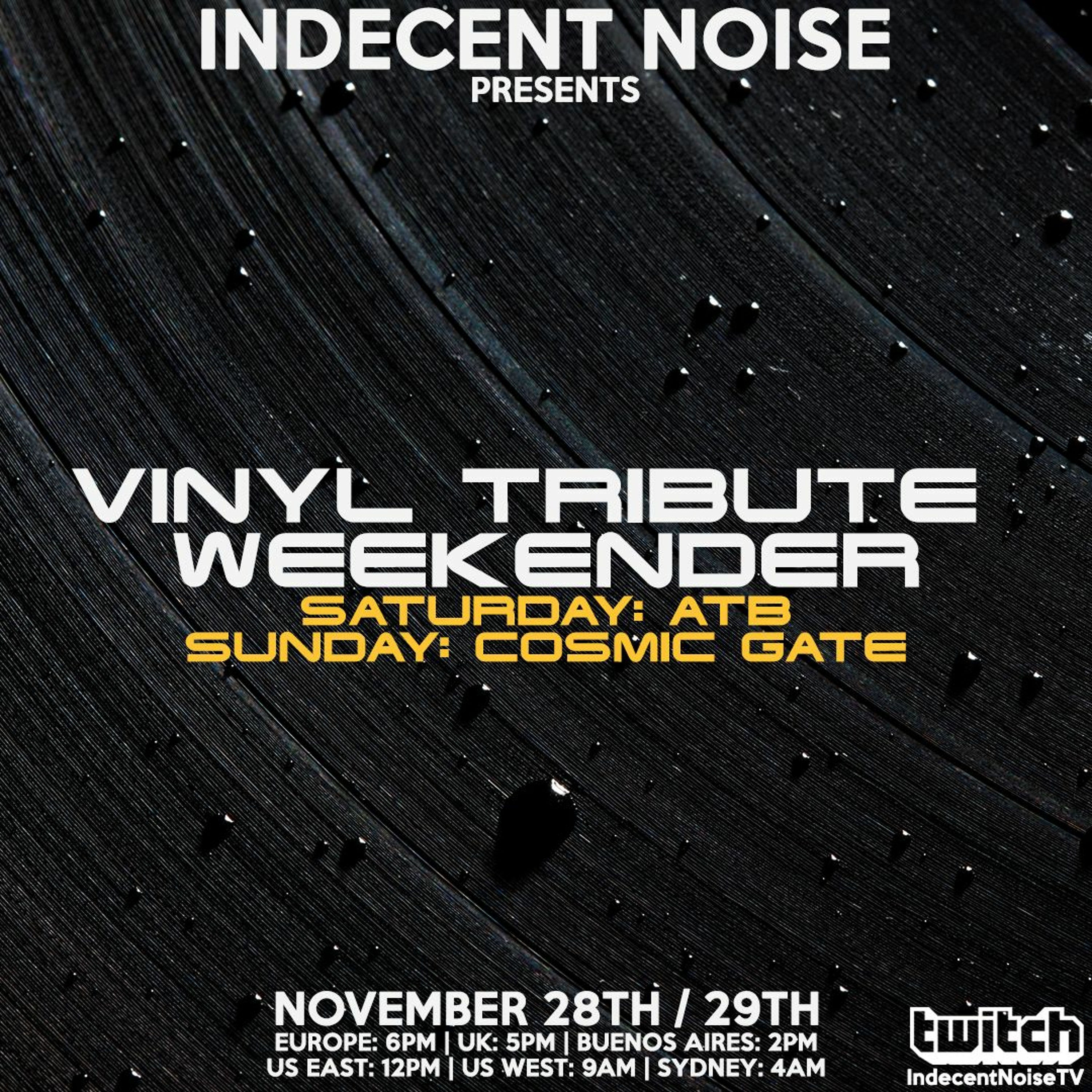 Indecent Noise - Vinyl Tribute Set: ATB (28.11.20) • Mental Asylum Radio  Podcast - Podcast Addict