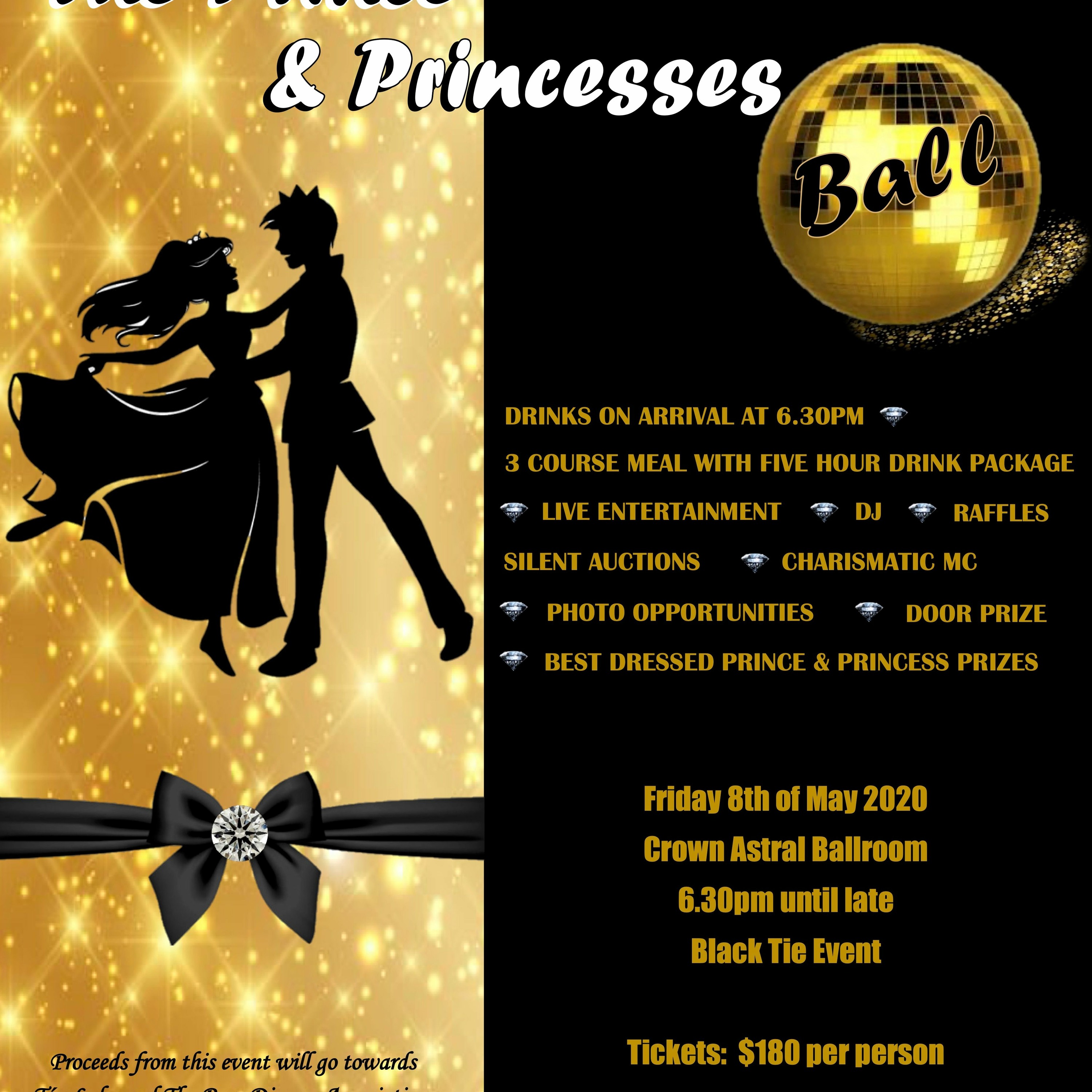 Jules Lake on the Prince And Princesses Ball to support children with rare diseases
