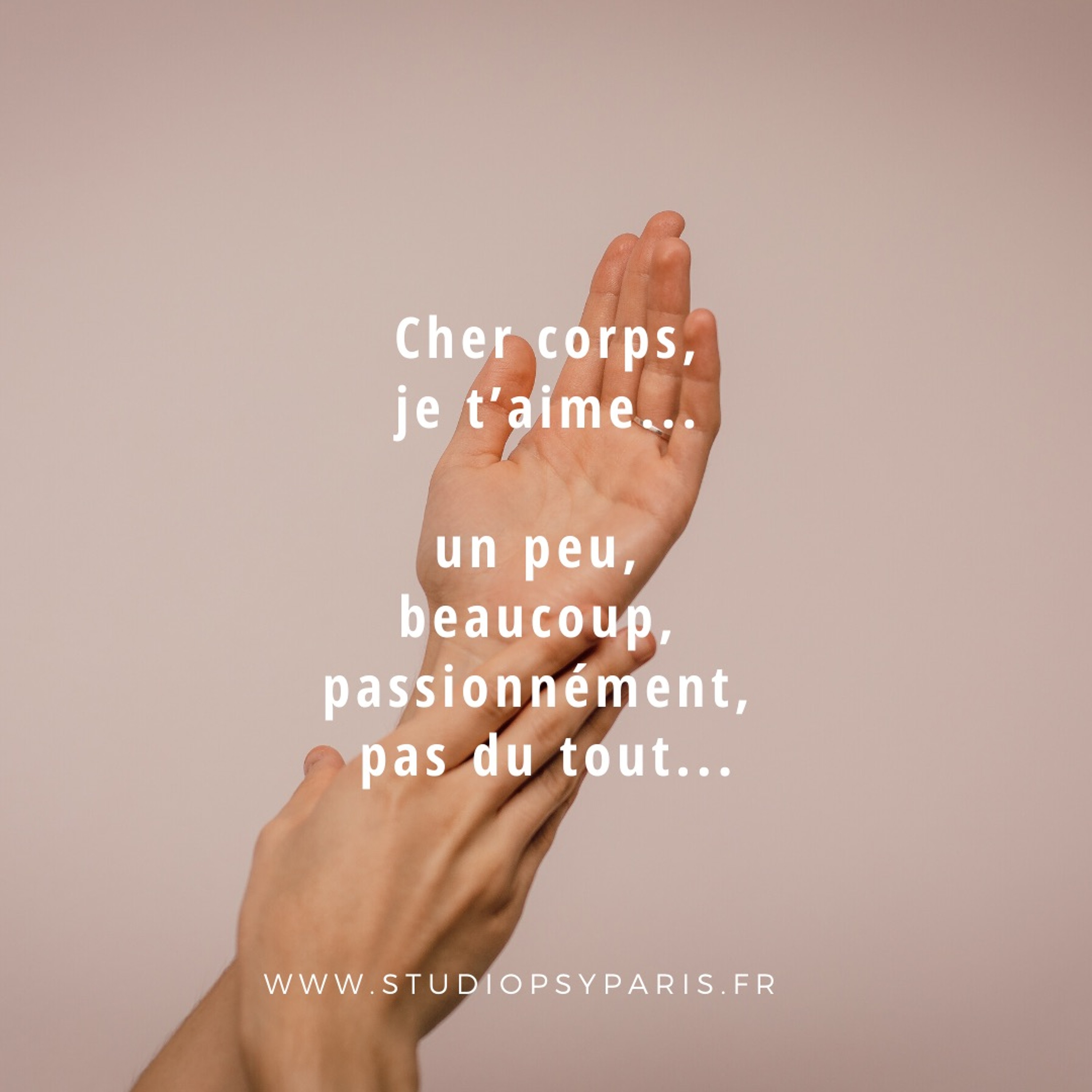 Studio Psy Paris - Histoire De Corps : Confiance Et Acceptation du Corps