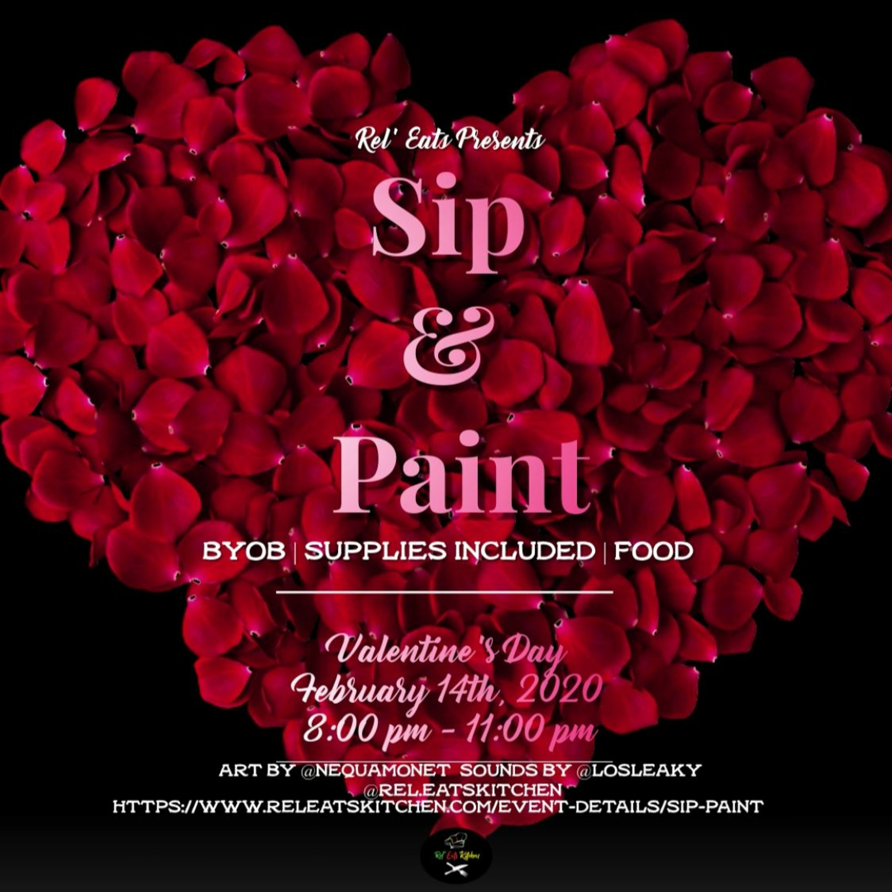 Rel Eats V-Day #Sip&Paint - 2.14.20