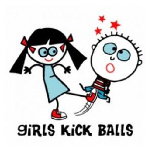 She kicks balls hard the