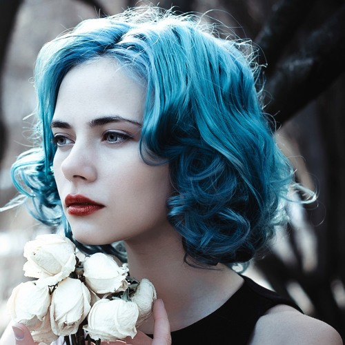 Голубые Волосы Фото Девушек