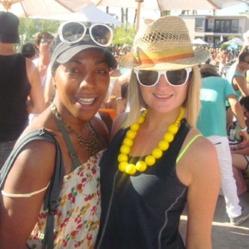 Amy and Susan at Coachella Festival, Palm Springs, CA