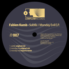 Fabien Kamb - Subtle (Original Mix) || Low Flow Records